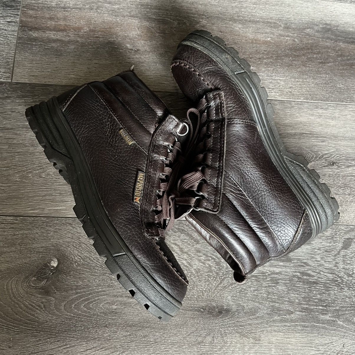 Mephisto Vintage Mephisto Niki Brown Leather Ankle Boots Gore Tex 8W Size US 8 / IT 38 - 2 Thumbnail