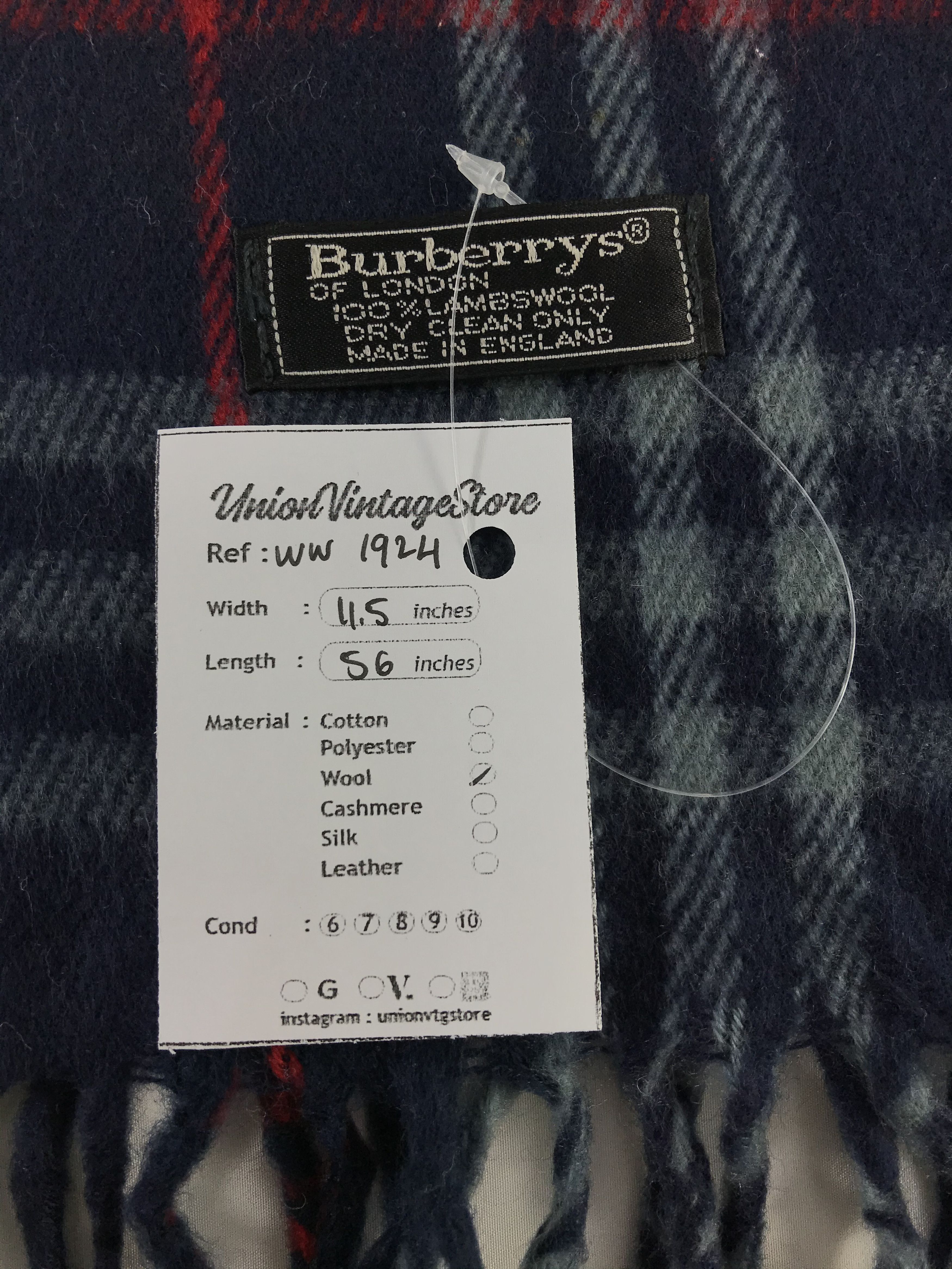 Burberry × Vintage Burberry Scarf / Muffler / Neckwear - WW1924 Size ONE SIZE - 4 Thumbnail