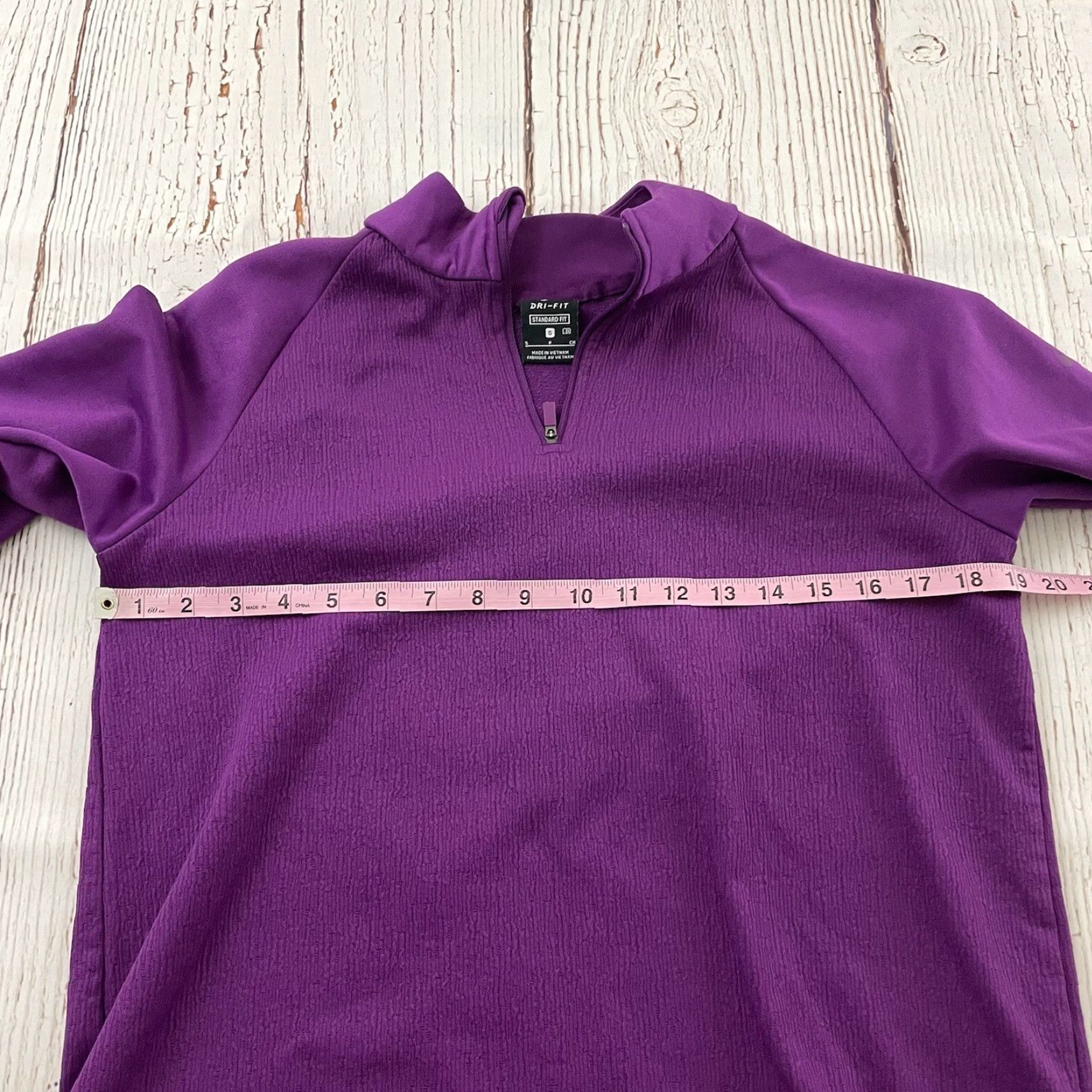 Nike Nike Dri-Fit Pullover Jacket Women's Small Purple Size S / US 4 / IT 40 - 4 Thumbnail