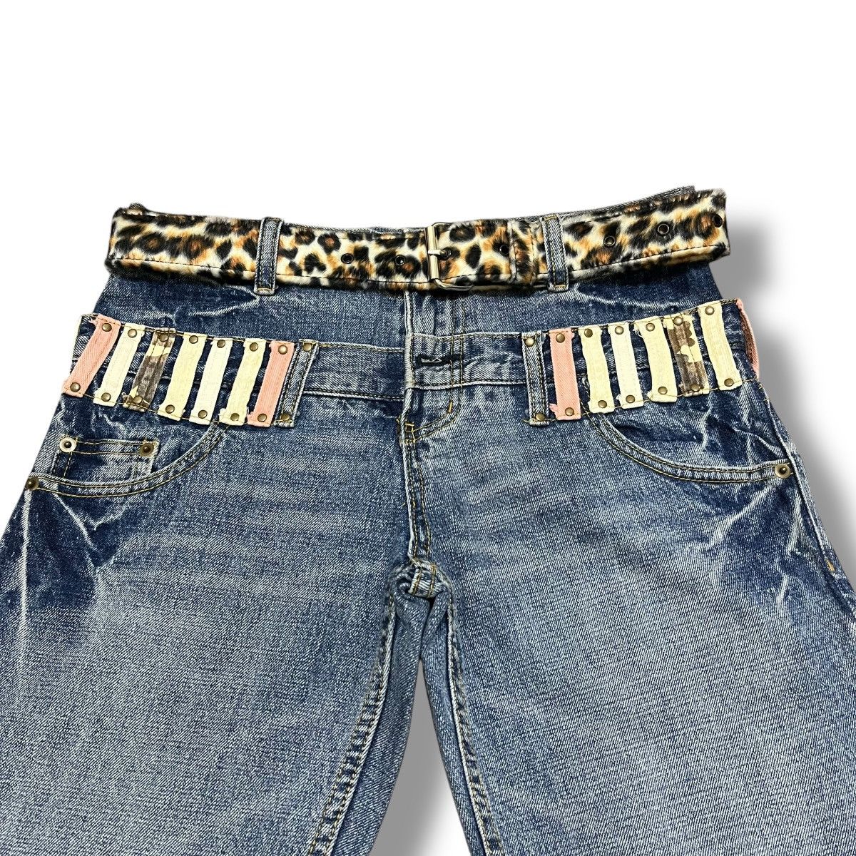 Japanese Brand Y2K Double Waist Denim Pants Mouth Valley Size US 30 / EU 46 - 2 Thumbnail