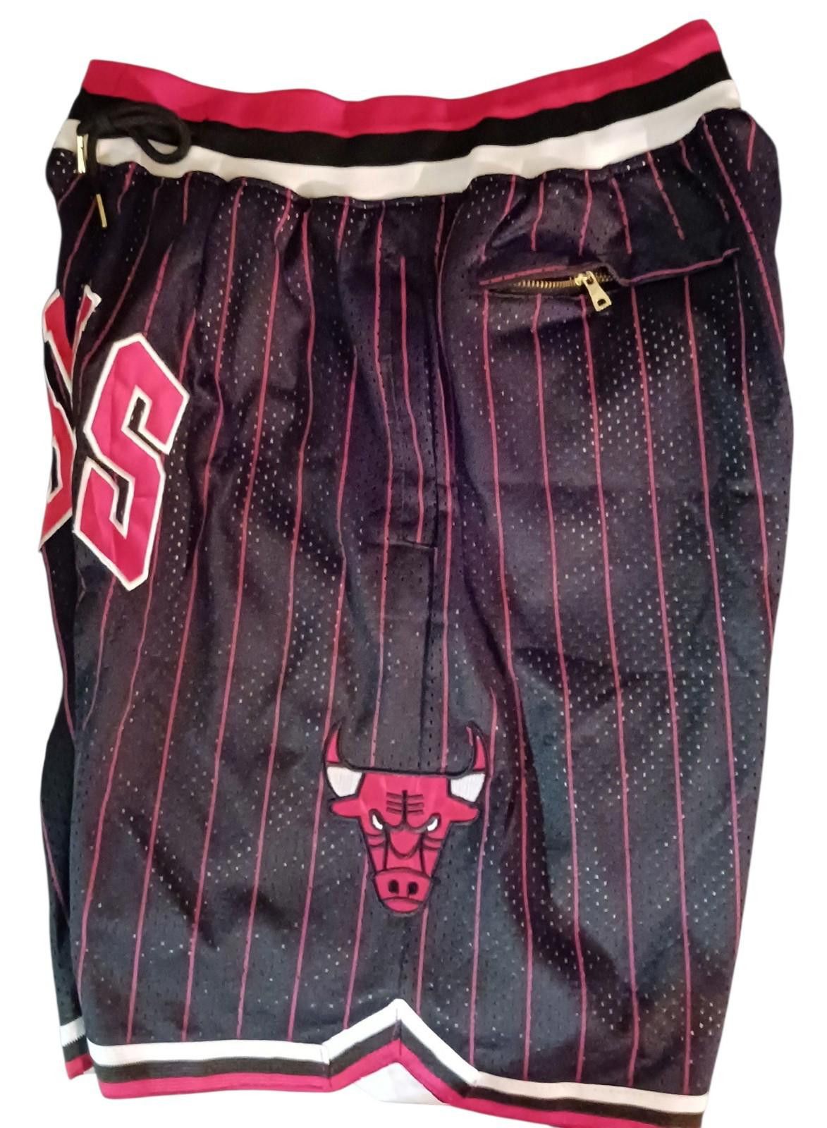 NBA Chicago Bulls (NBA)-(Just Don)-(Pin Stripe)-(Shorts)-XL-$35 Size US XL / EU 56 / 4 - 7 Thumbnail