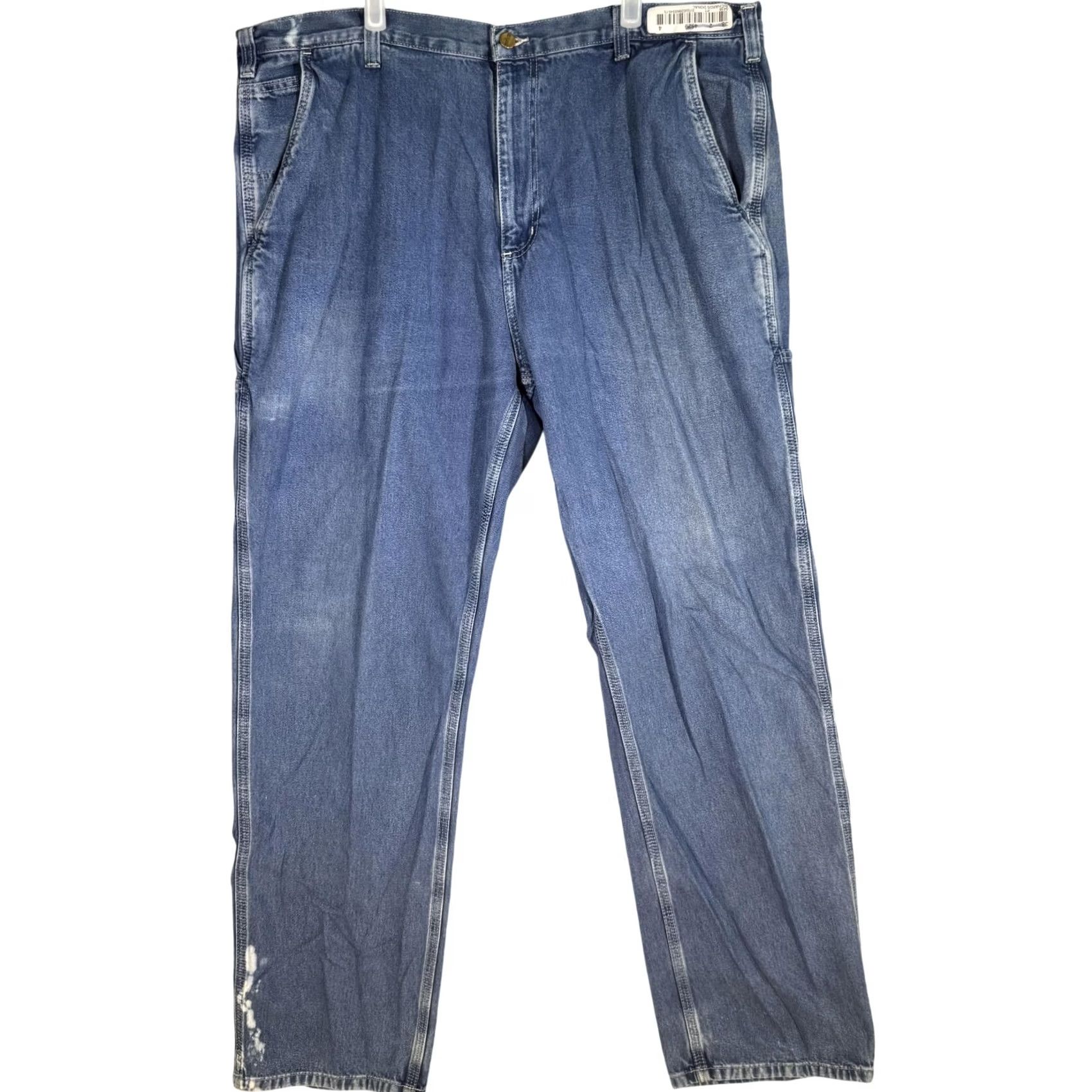 Carhartt VINTAGE Carhartt Jeans Mens 42x34 Blue Dungaree Fit Workwear Denim Pants 42x34 Mens Carhartt 381-83 Size US 42 / EU 58 - 2 Thumbnail