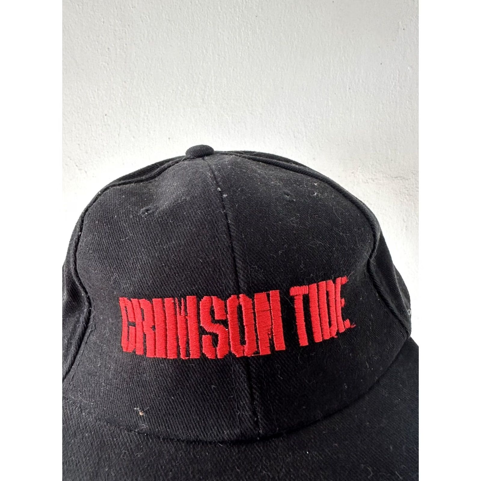 J Brand Vintage Crimson Tide 90s Snapback Hat Unisex Adult Black Baseball Cap Adjustable Size ONE SIZE - 2 Thumbnail