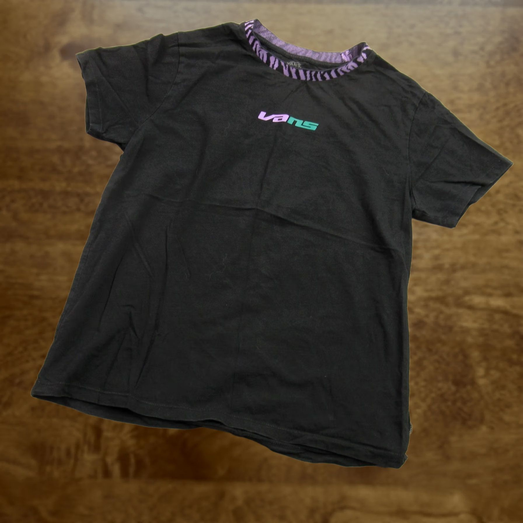 Vans VANS Shirt Mens Large Short Sleeve Crew Neck Outdoors Black Casual Lightweight Size US L / EU 52-54 / 3 - 1 Thumbnail