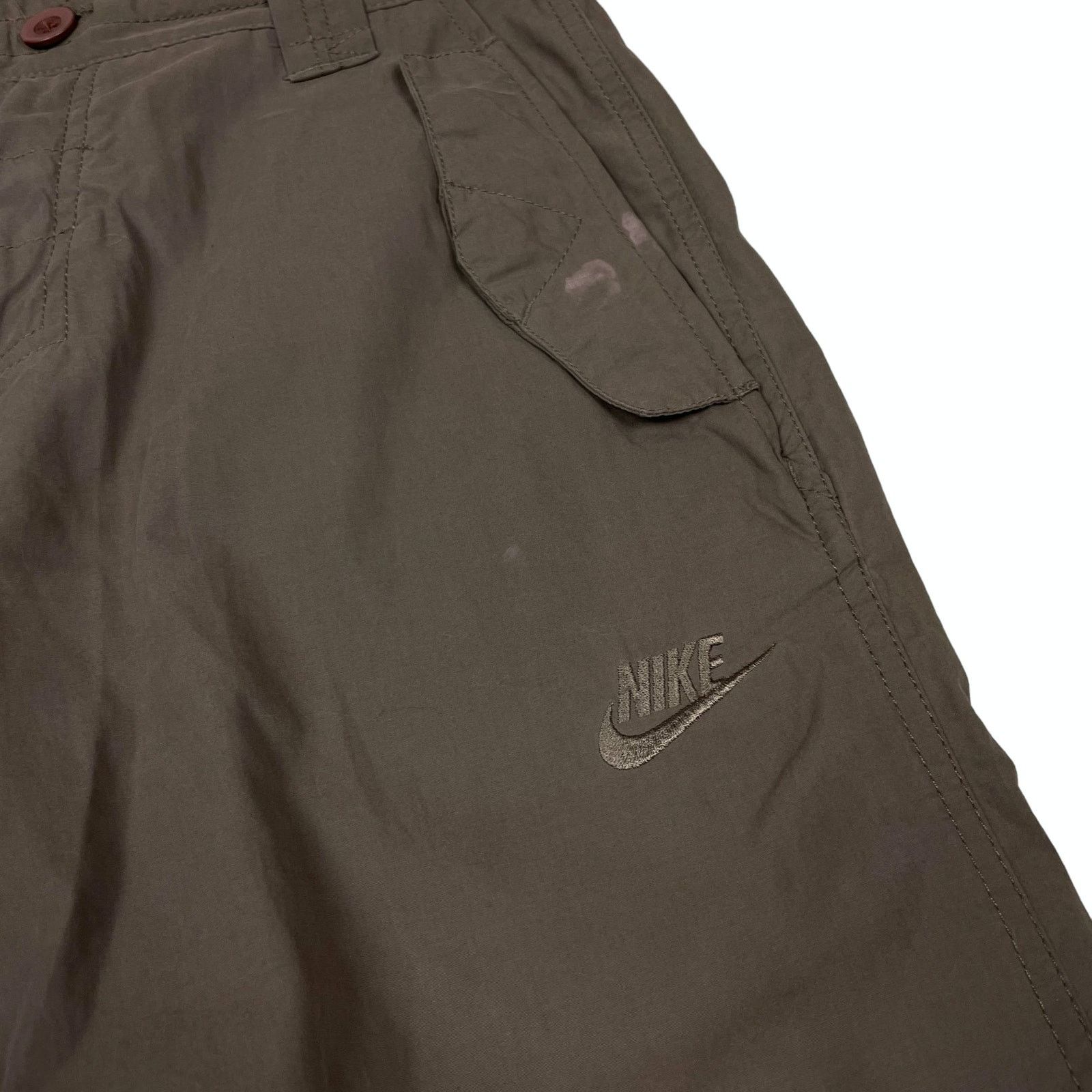 Nike Nike Sportswear Women's Brown Relaxed Roll Tab Pants 6 Size 30" / US 8 / IT 44 - 5 Thumbnail