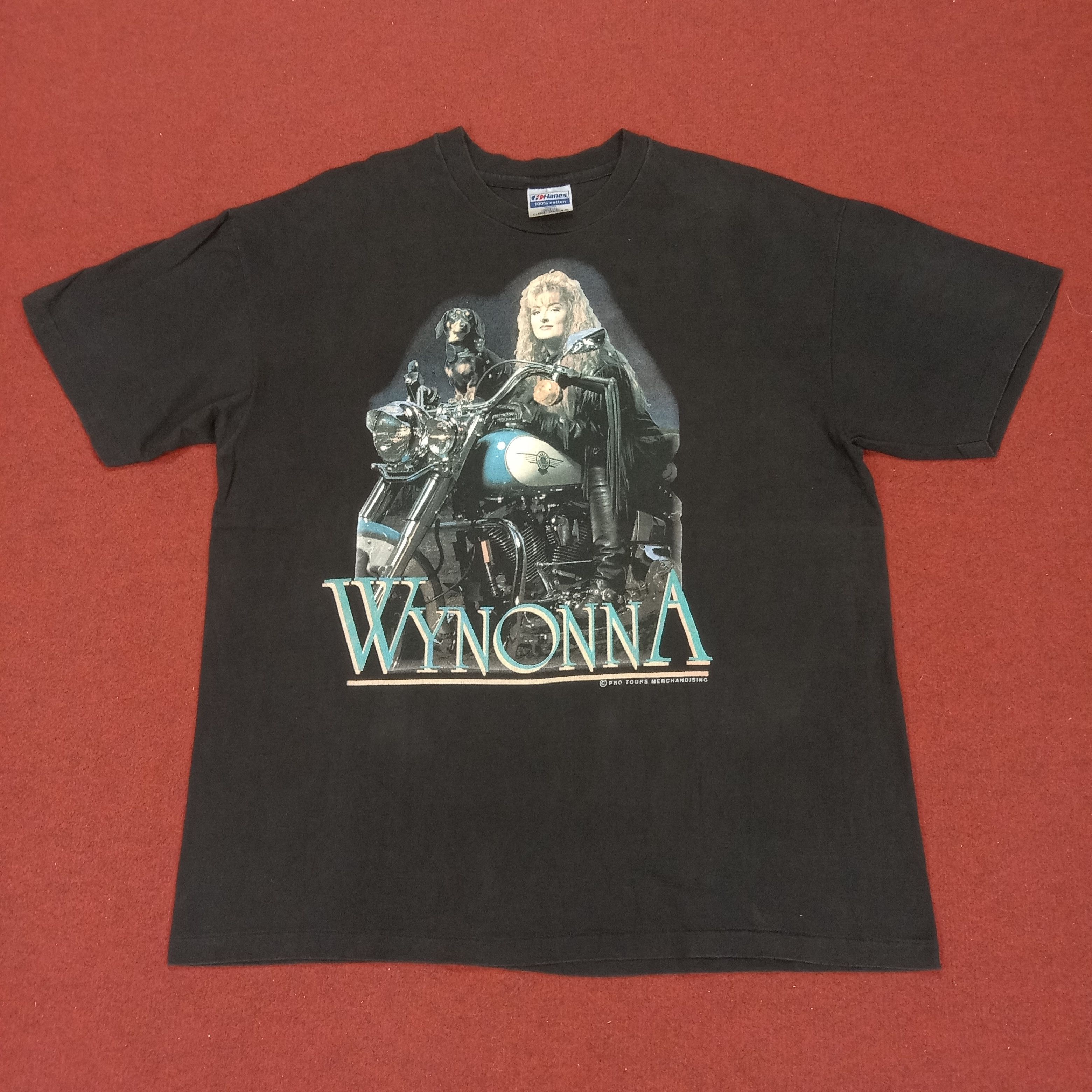 Band Tees × Vintage Wynonna X Harley Davidson Singer Music Vintage Tshirt Size US L / EU 52-54 / 3 - 1 Thumbnail