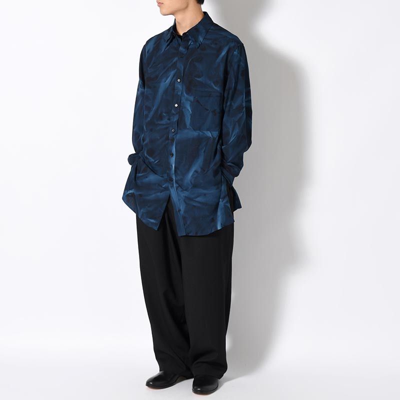 Yohji Yamamoto Yohji Yamamoto Pour Homme - WOOL GABARDINE SIDE TUCK PANTS Size US 32 / EU 48 - 7 Thumbnail