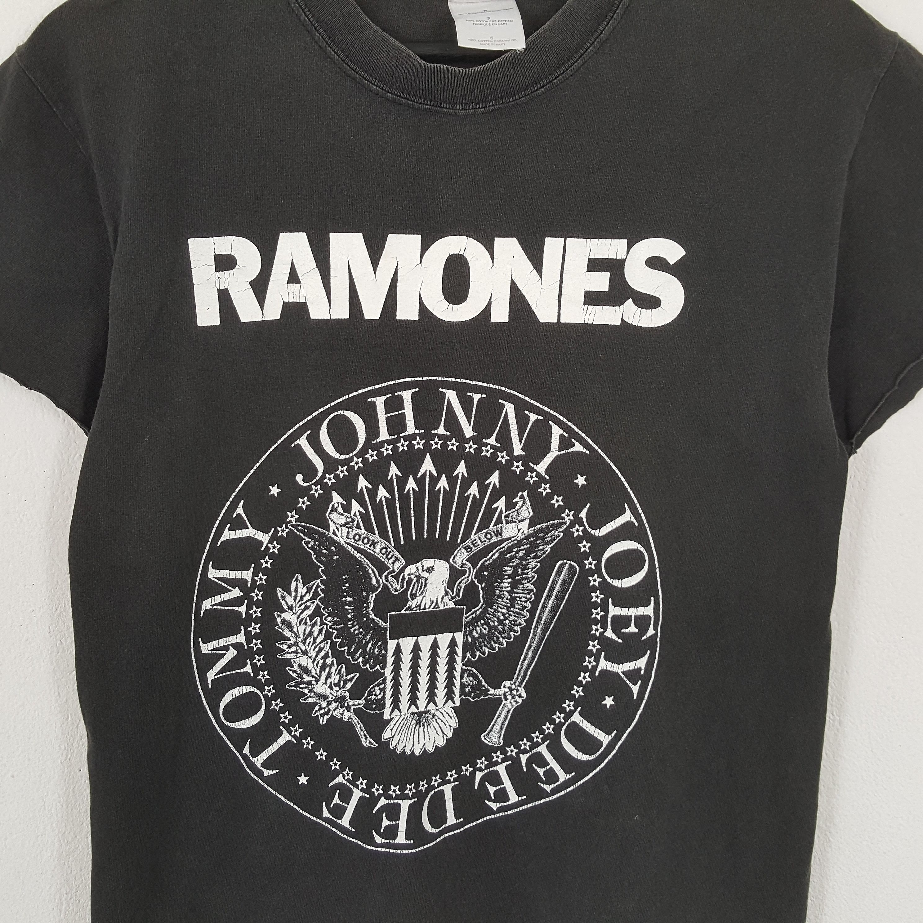 Band Tees × Vintage RAMONES Rock Band Music Vintage Tshirt Size US S / EU 44-46 / 1 - 2 Thumbnail