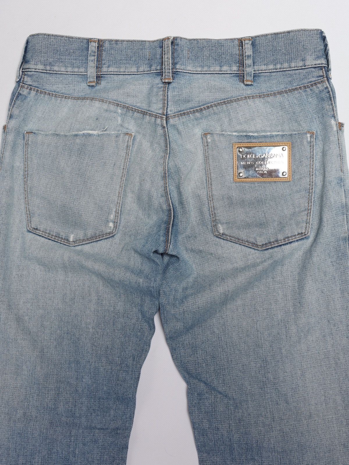 Dolce & Gabbana Dolce Gabbana Sky Blue Jeans Denim Pants Trousers Metal Logo Size US 32 / EU 48 - 15 Thumbnail