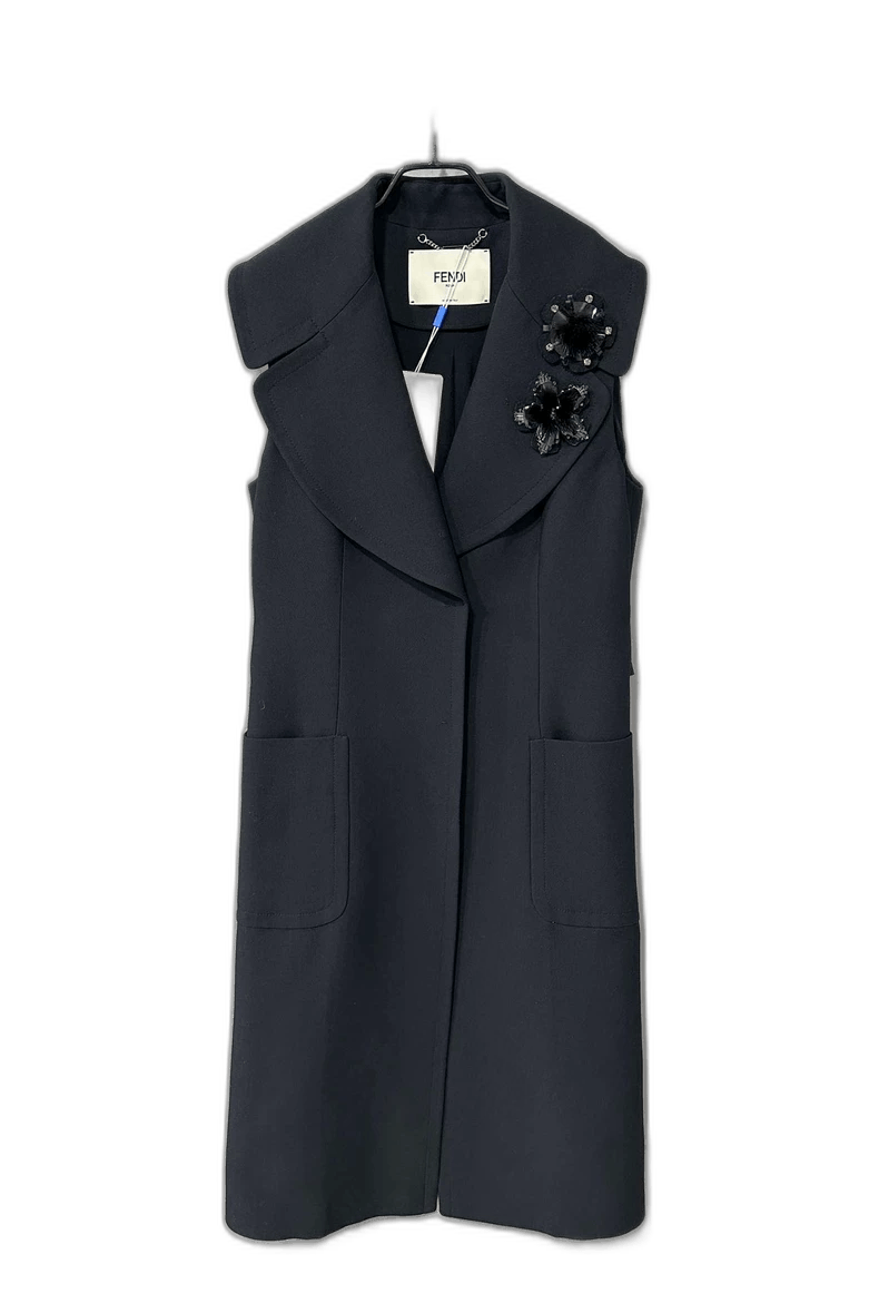 Fendi Fendi Silk Wool Blend Dress Size L / US 10 / IT 46 - 1 Thumbnail