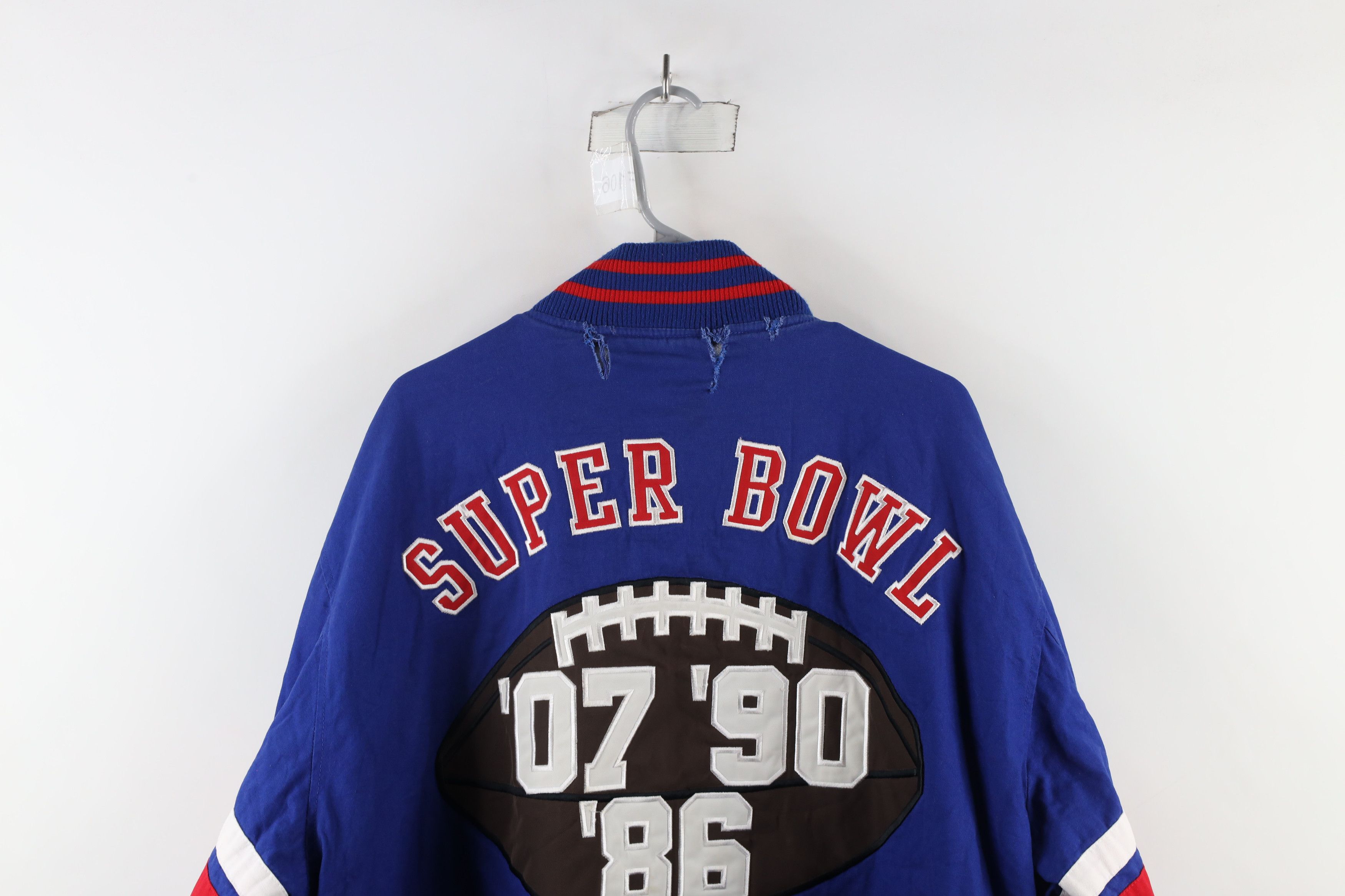 Vintage Vintage Y2K Reversible Bowl Champs New York Giants Jacket Size US XXL / EU 58 / 5 - 21 Thumbnail