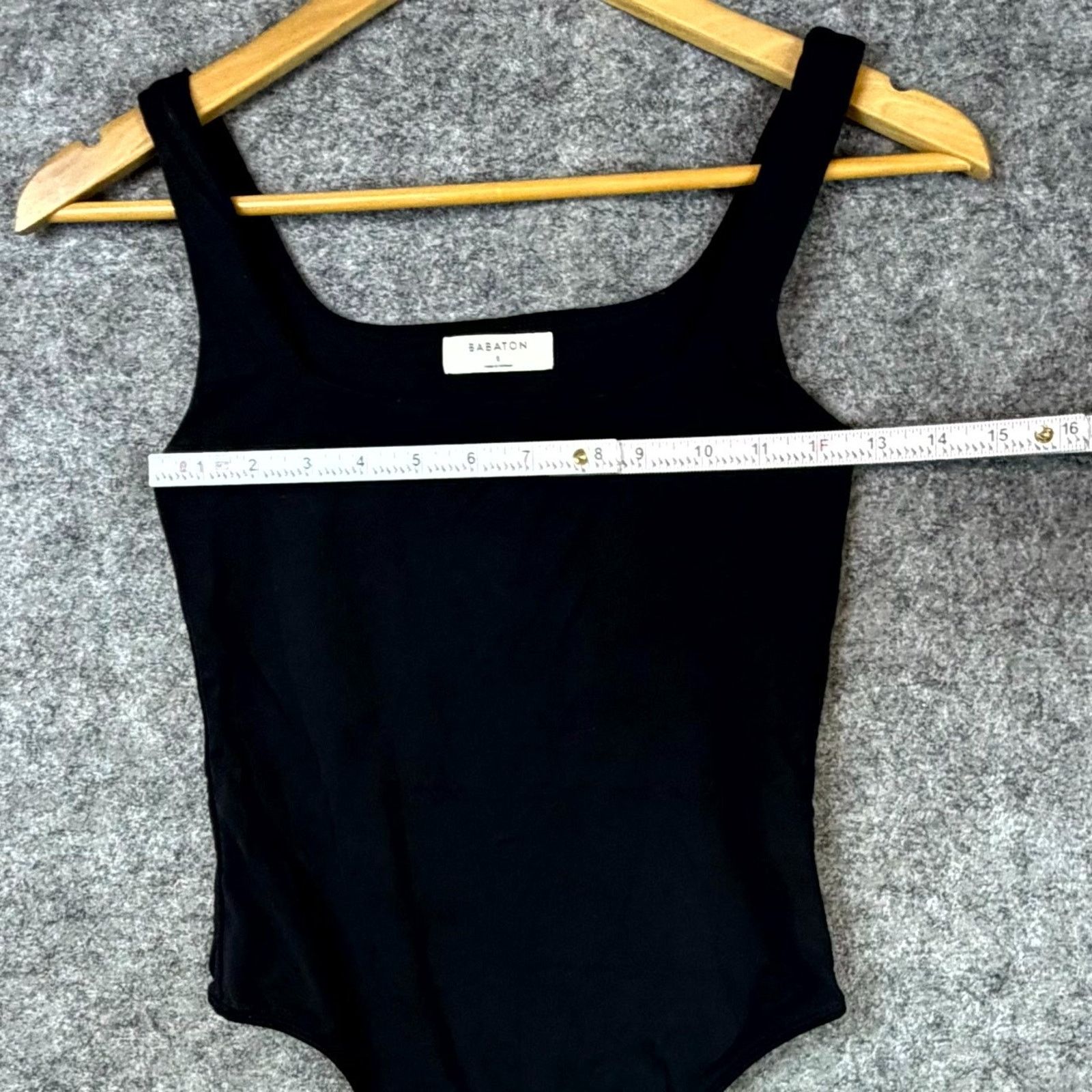 Aritzia Babaton X Aritzia Tank Bodysuit Womens S Black Basic Neutral Size S / US 4 / IT 40 - 5 Thumbnail