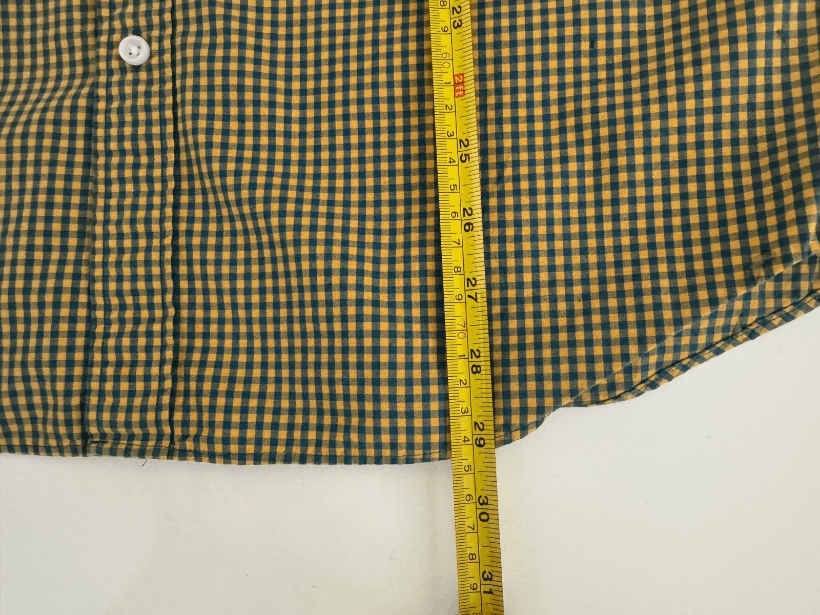 J.Crew J.Crew Flex Washed Button Men L Classic Fit Green Yellow Size US L / EU 52-54 / 3 - 6 Thumbnail