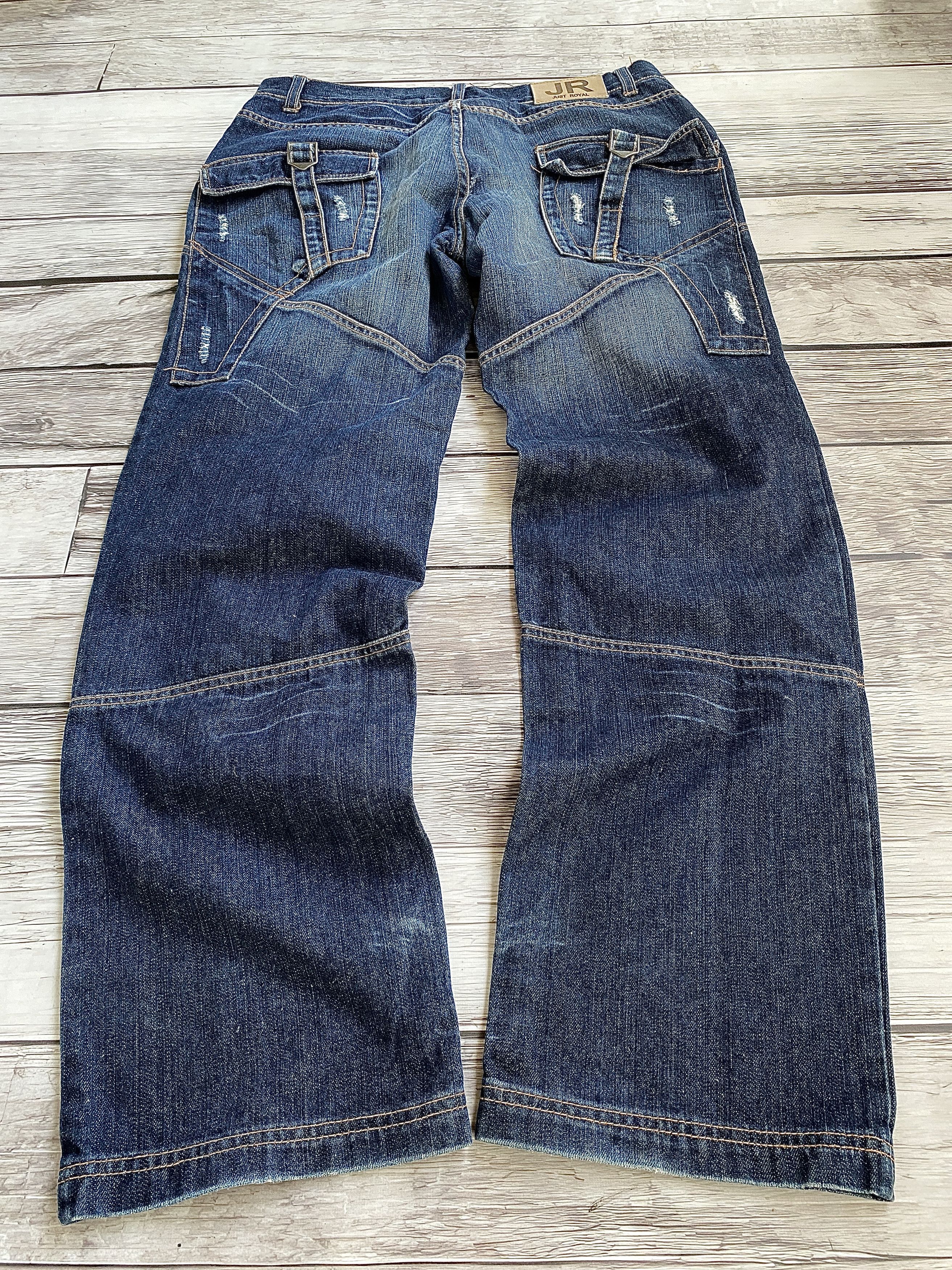 Japanese Brand Vintage Rick Owens Junya Watanabe Style Flared Jeans Size US 32 / EU 48 - 6 Thumbnail
