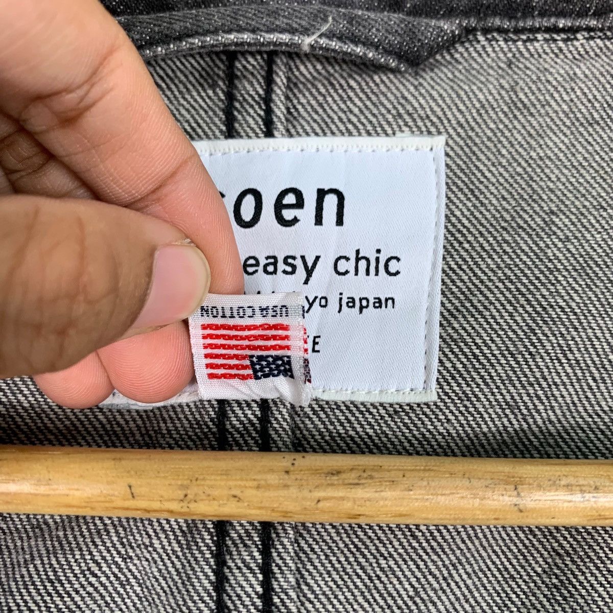 Japanese Brand COEN Usa Cotton Double Breasted Denim Jacket #1101-C50 Size US M / EU 48-50 / 2 - 16 Thumbnail
