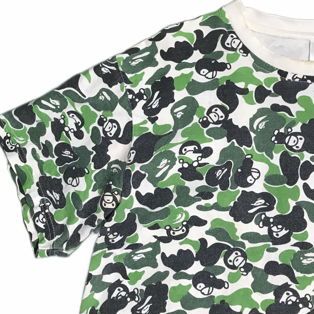 Bape × Vintage bape abc green camo t-shirt Size US L / EU 52-54 / 3 - 6 Thumbnail
