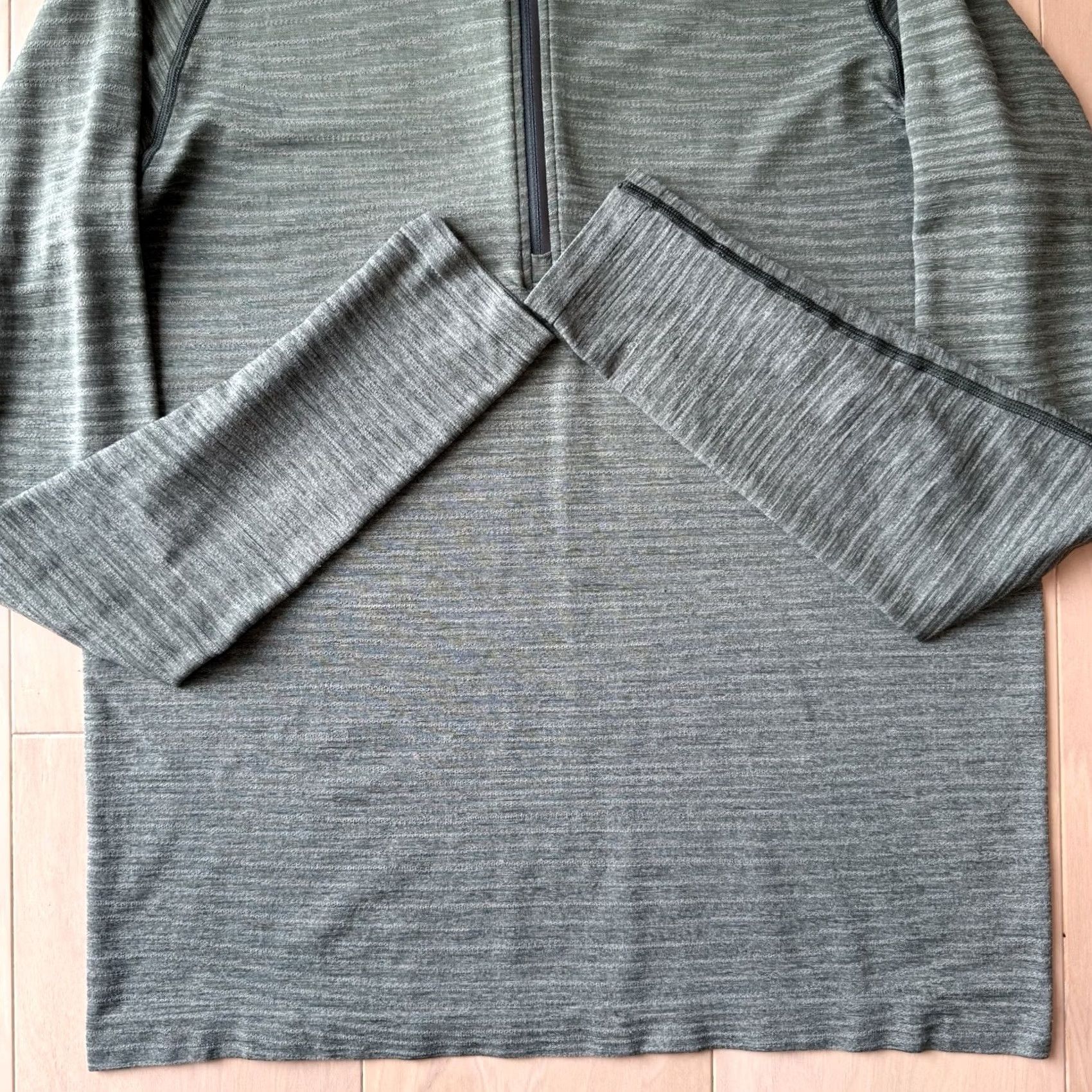 Lululemon Lululemon Metal Vent Tech 1/2 Zip Pullover M Green Utility Athleisure Workout Jacket Size US M / EU 48-50 / 2 - 4 Thumbnail