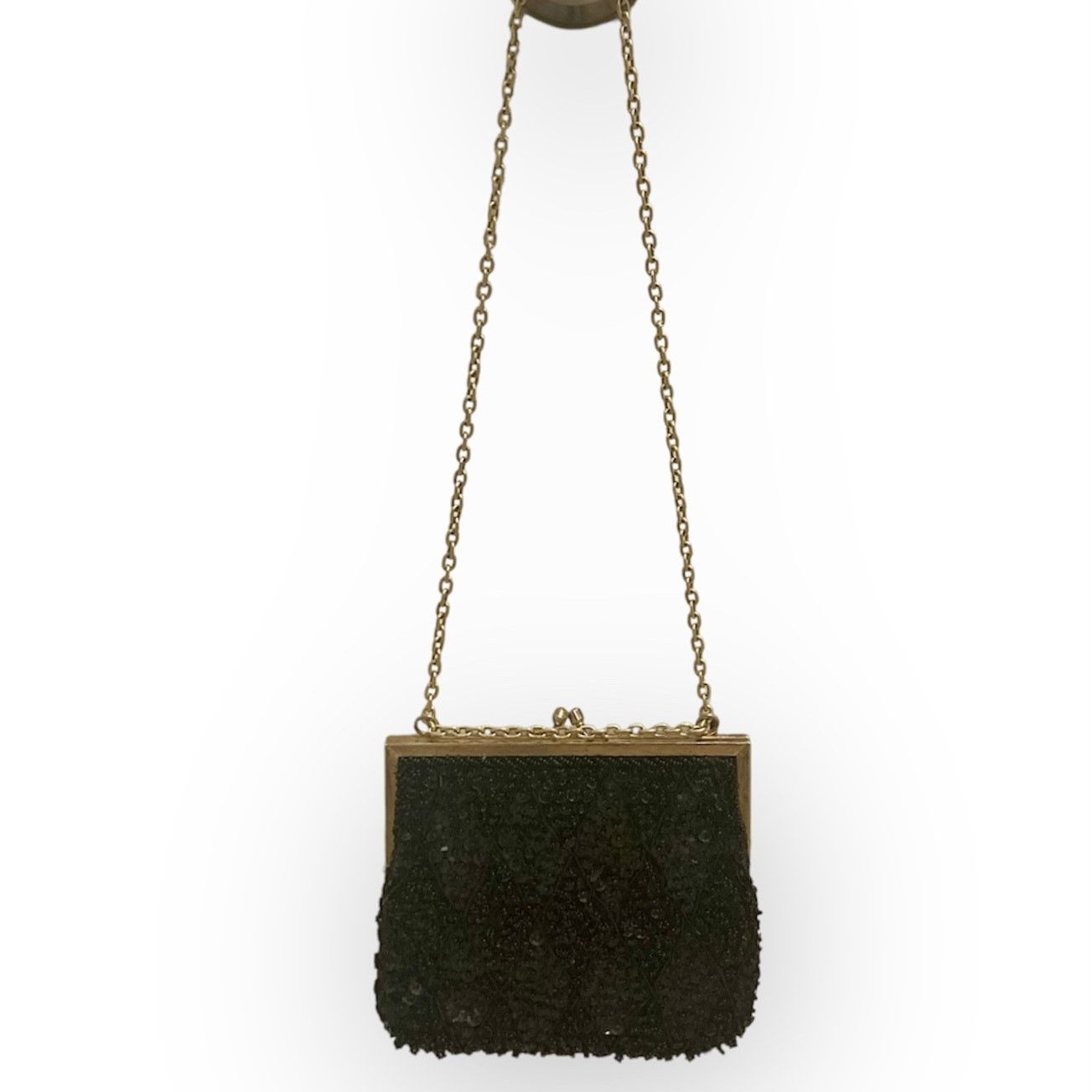 Other Vintage Black beaded evening bag, La Regale hand made purse Size ONE SIZE - 3 Thumbnail