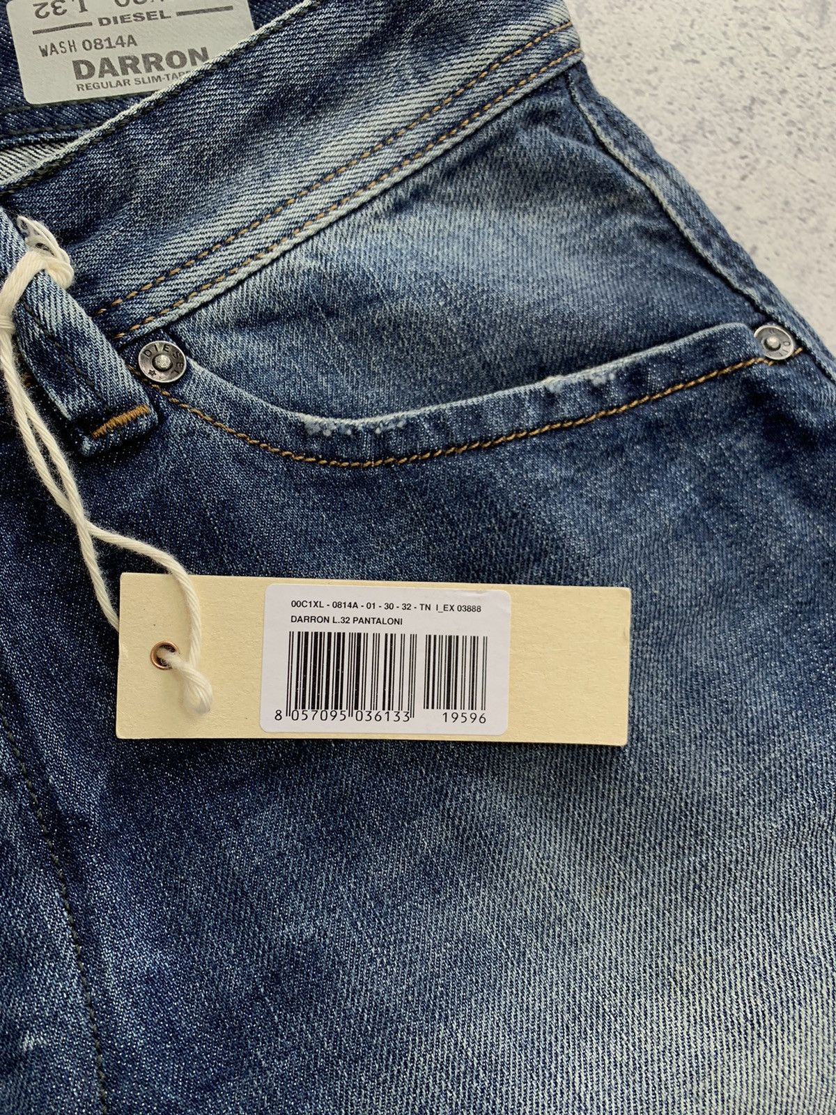 Diesel × Vintage Vintage Diesel Denim New Pants 30x32 Size US 30 / EU 46 - 5 Thumbnail