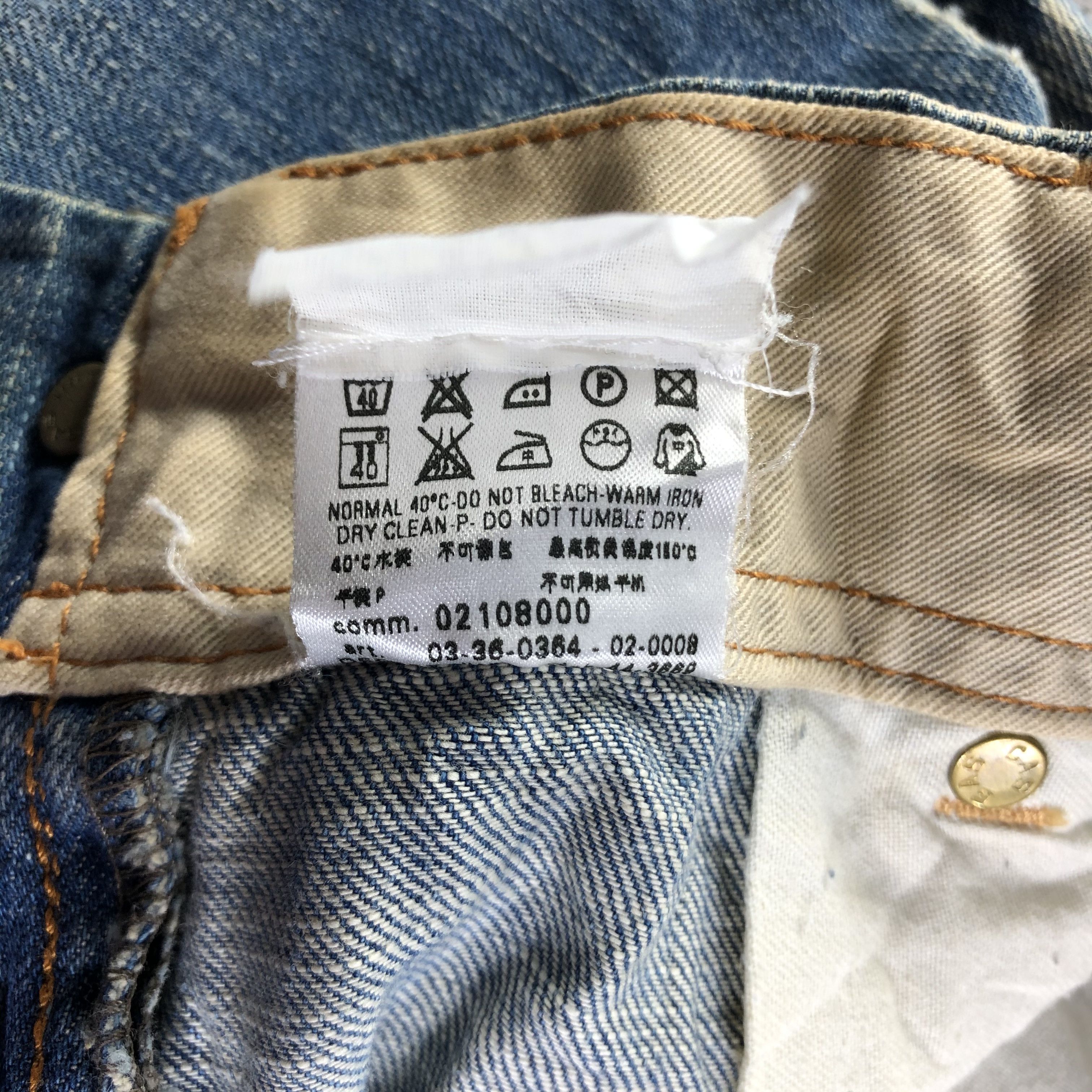 GAS Vintage Gas Jeans Baggy Denim KJ3117 Size US 30 / EU 46 - 9 Thumbnail
