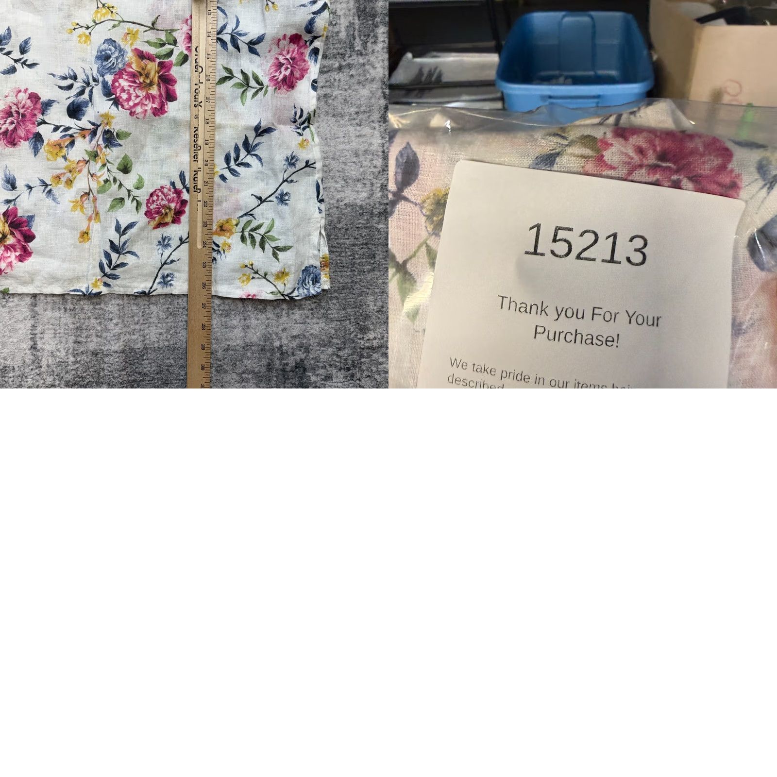 Bell Bella Umbra Linen Top Womens Large White Floral Shirt Boxy Boho Garden Party Blouse Shirt Bohemian Womens L White Floral Boho Garden Party Shirt Size L / US 10 / IT 46 - 8 Thumbnail