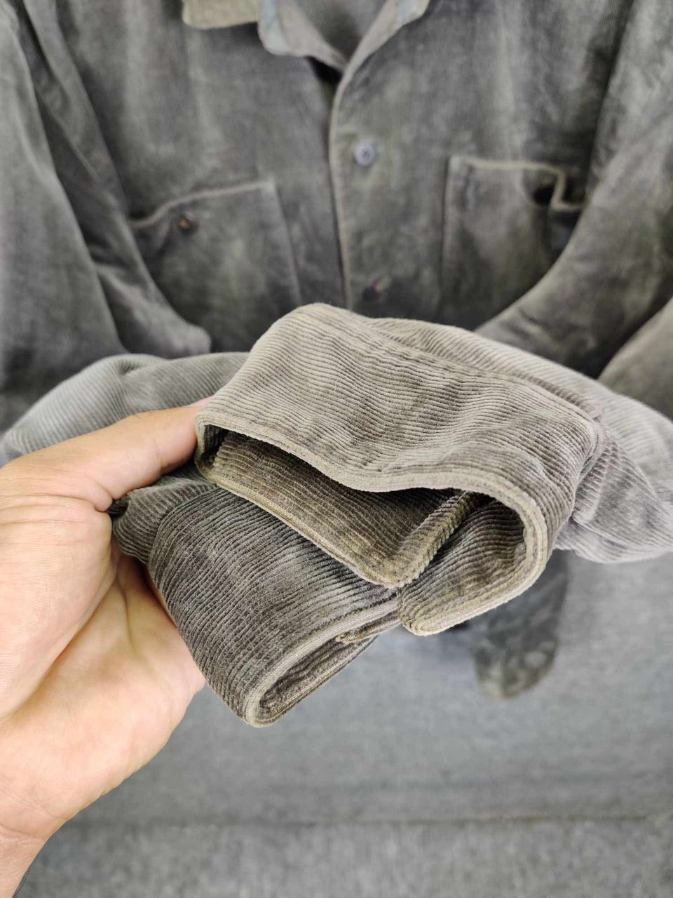 Vintage Vintage Papas Corduroy Button Shirt Jacket Size US L / EU 52-54 / 3 - 12 Thumbnail