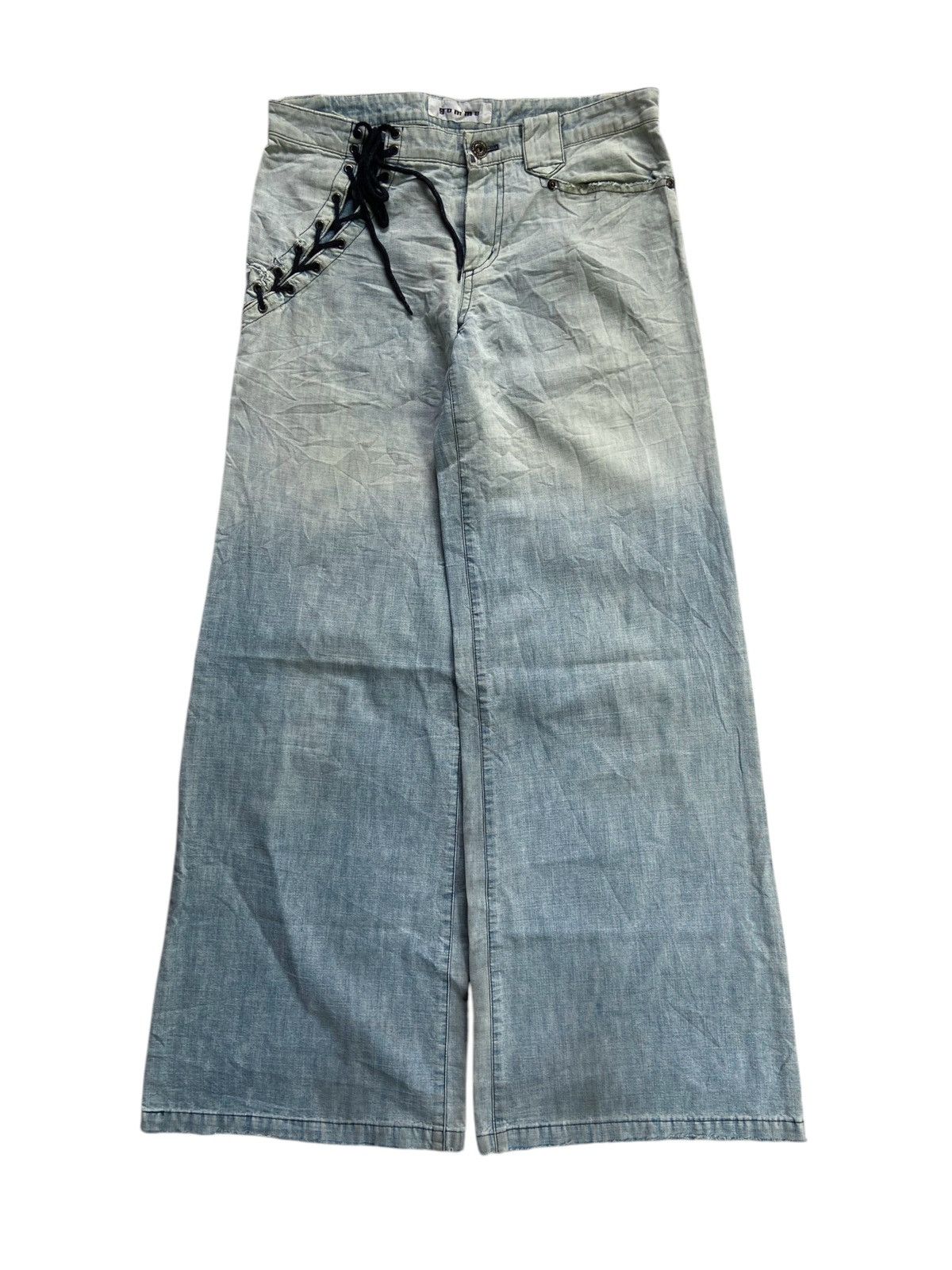 gomme GOMME HOMME BLUE WASHED BAGGY JEANS Size US 31 - 1 Thumbnail