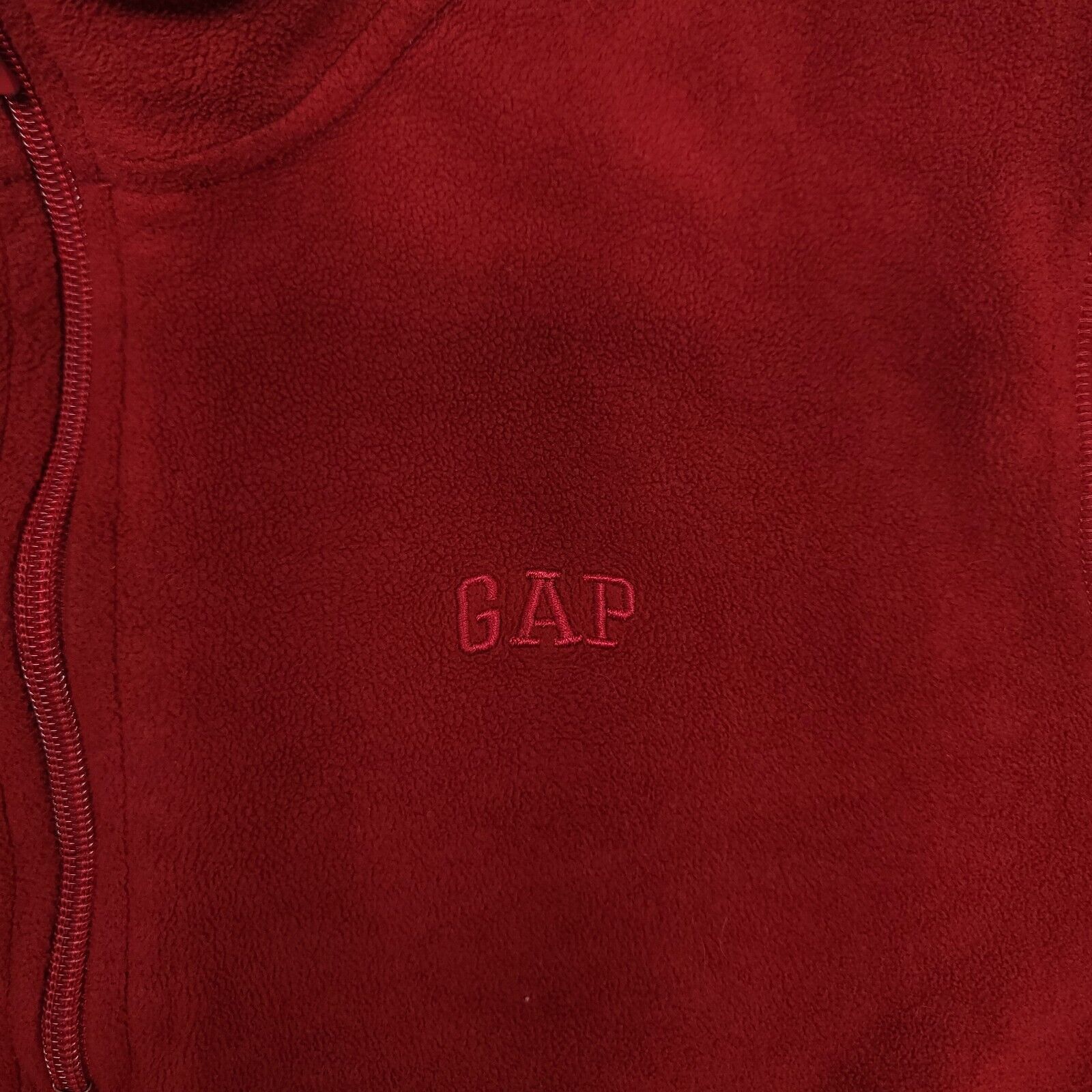 Gap Gap 1/4 Zip Up Pullover Long Sleeve Jacket Womens Size L Red Size L / US 10 / IT 46 - 3 Thumbnail