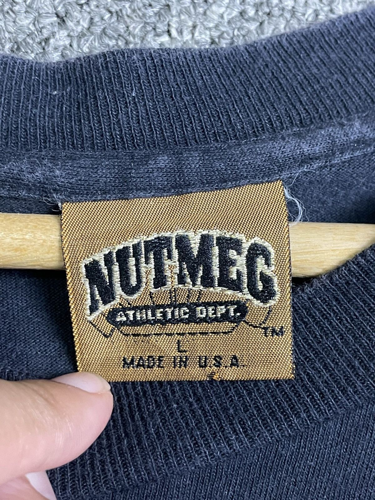 Designer × Nutmeg × Vintage Nutmeg x Vintage 90’s Dodgers Tshirt (36) Size US L / EU 52-54 / 3 - 12 Thumbnail