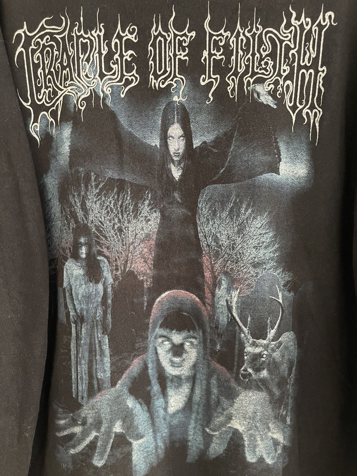 Band Tees Vintage Y2K 2001 Cradle of Filth Blighting States LongSleeve Size US L / EU 52-54 / 3 - 3 Thumbnail