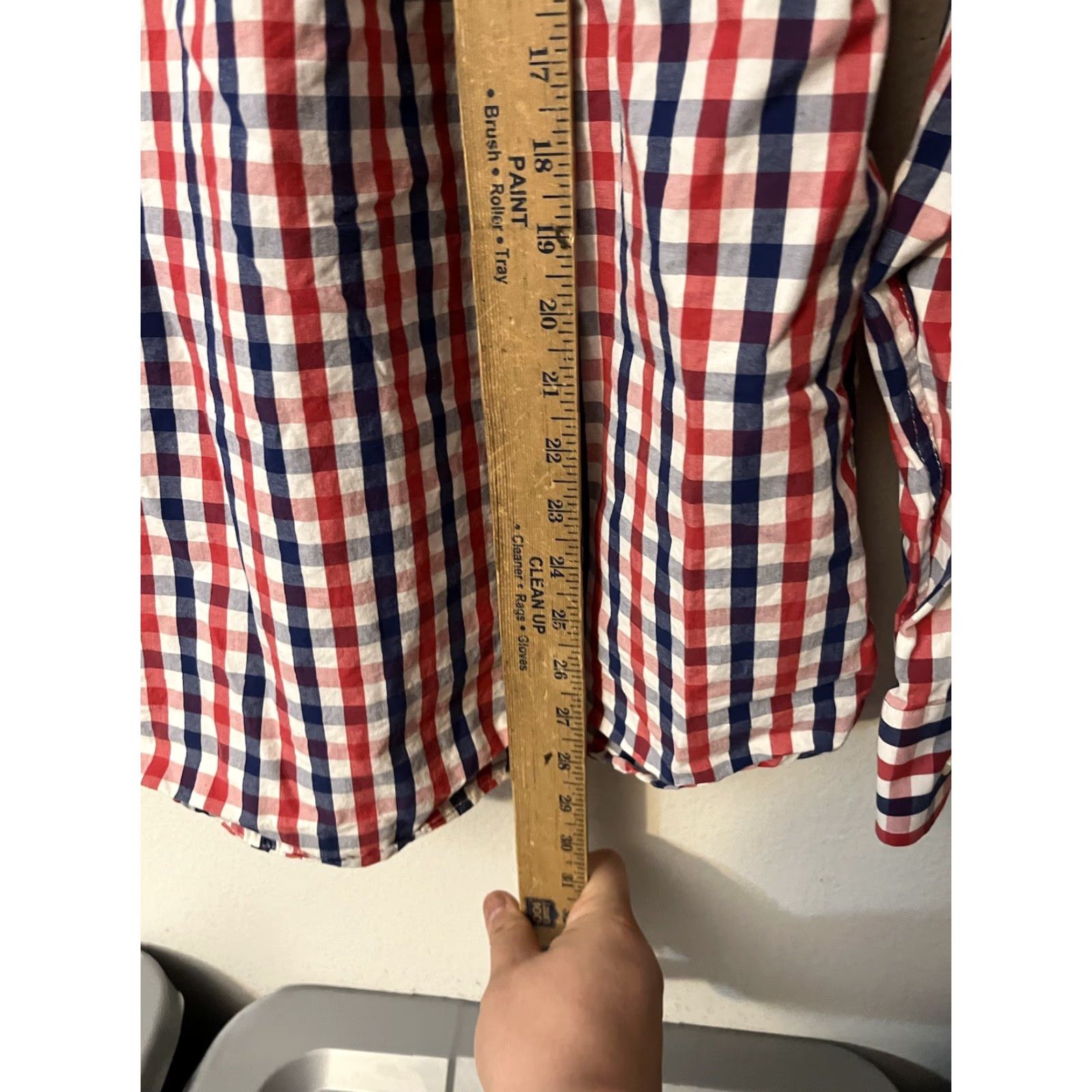 Izod IZOD Men's Long Sleeve Button Down Shirt M Multicolor Gingham Casual Golf Polo Mens Size US M / EU 48-50 / 2 - 4 Thumbnail