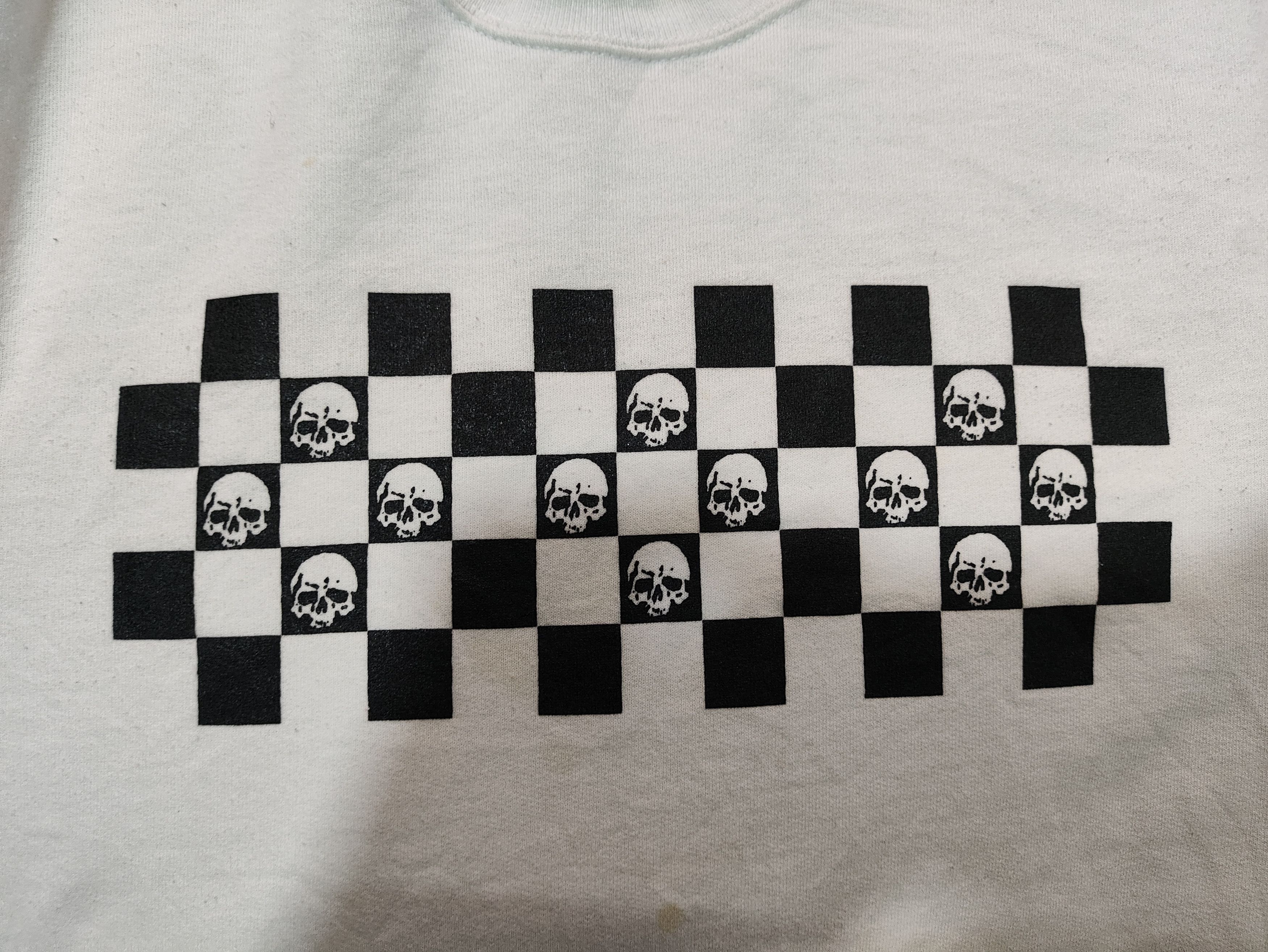 Other Vintage Seamless Skull Pattern Sweatshirt Size US M / EU 48-50 / 2 - 3 Thumbnail