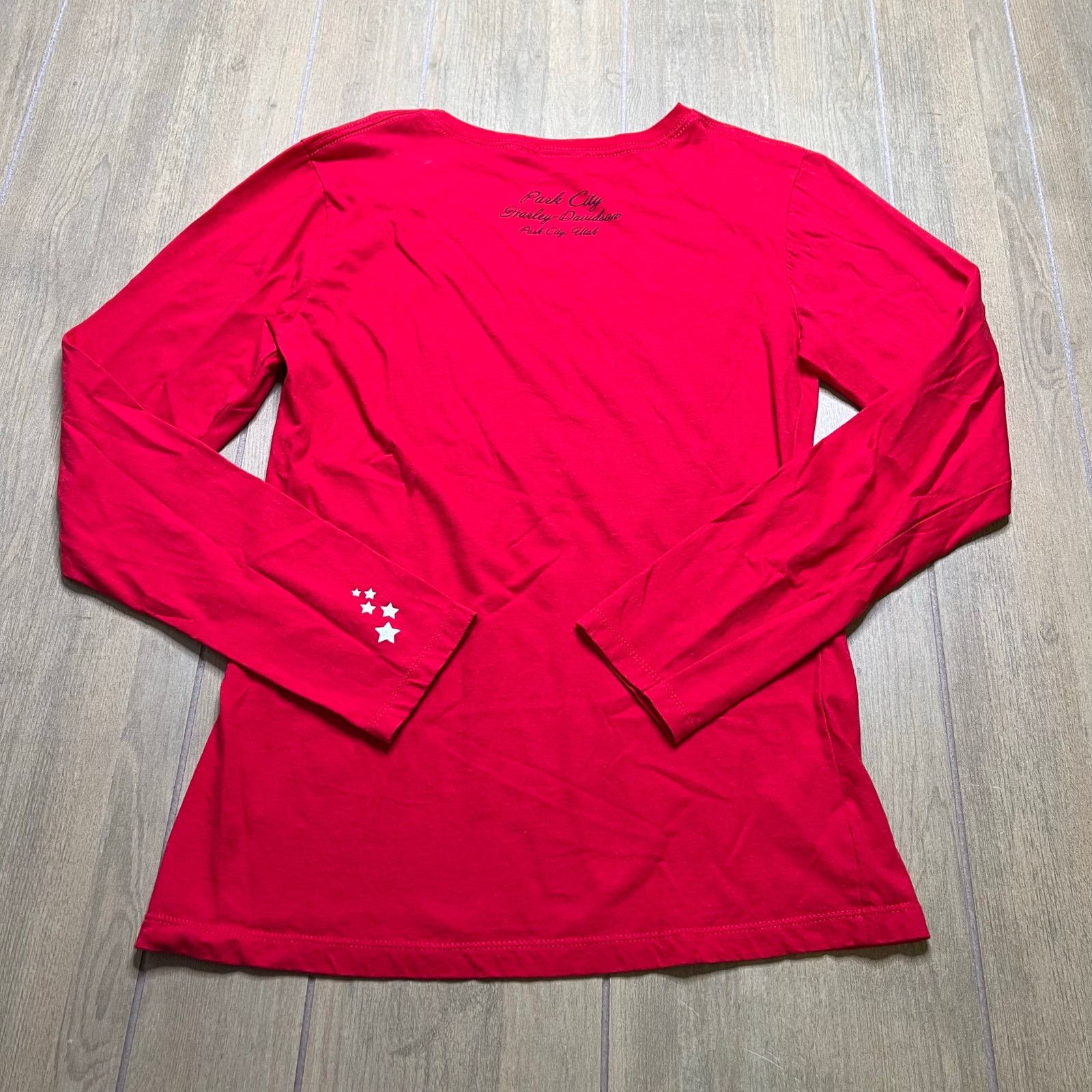Harley Davidson Vintage Harley Davidson Wings Long Sleeve Red Y2K Women XL Size US XL / EU 56 / 4 - 6 Thumbnail