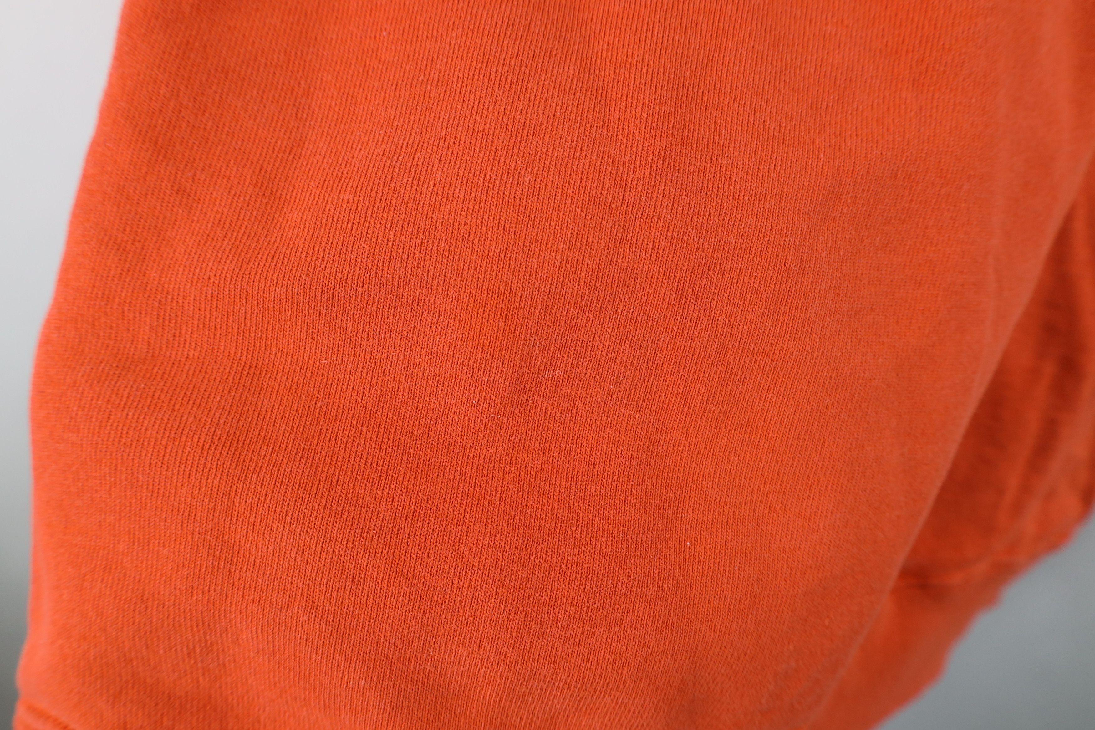 Champion Vintage 90s Champion Monochrome Crewneck Sweatshirt Orange Size US XL / EU 56 / 4 - 10 Thumbnail