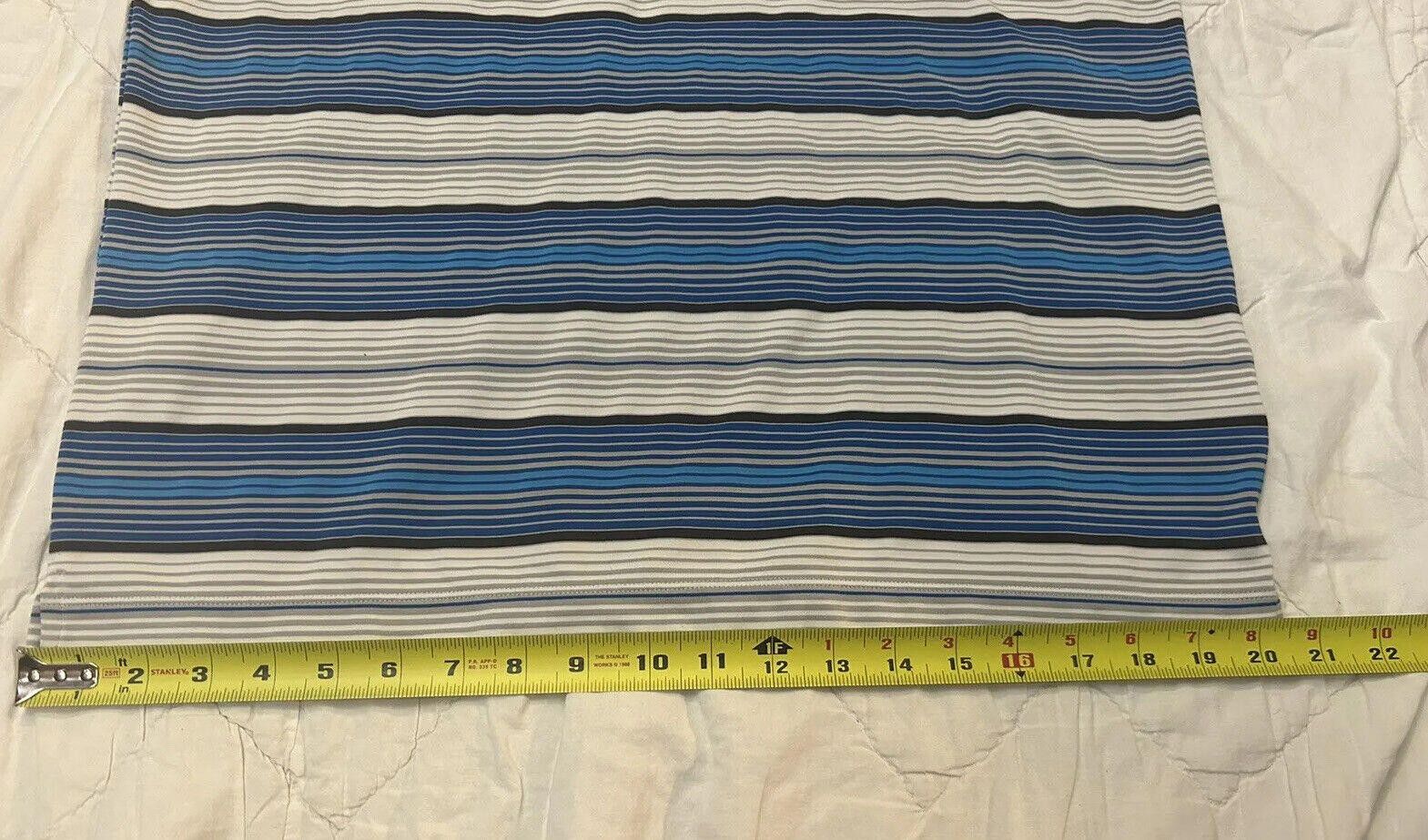 Nike Nike Men's Golf Polo Blue White Grey Striped FitDry - Sz M Size US M / EU 48-50 / 2 - 5 Thumbnail