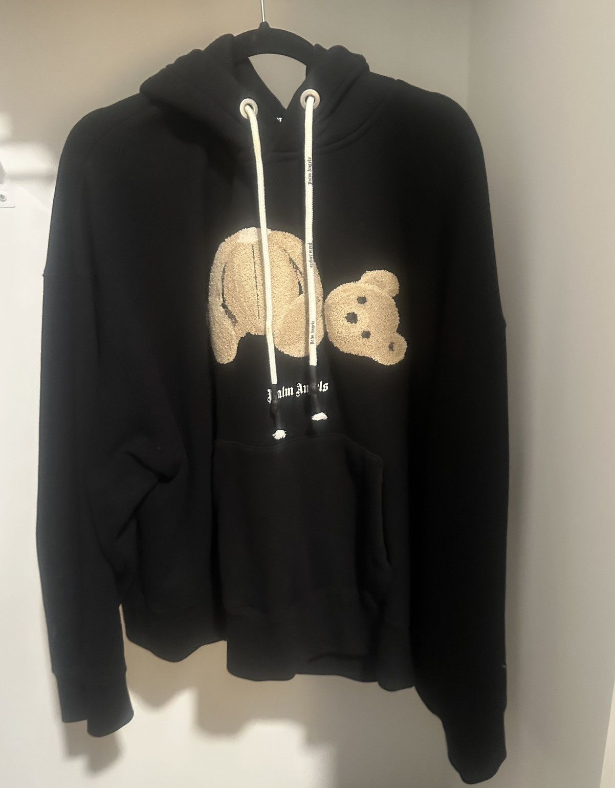 Palm Angels Palm Angels Black Broken Bear Hoodie Size US L / EU 52-54 / 3 - 1 Thumbnail