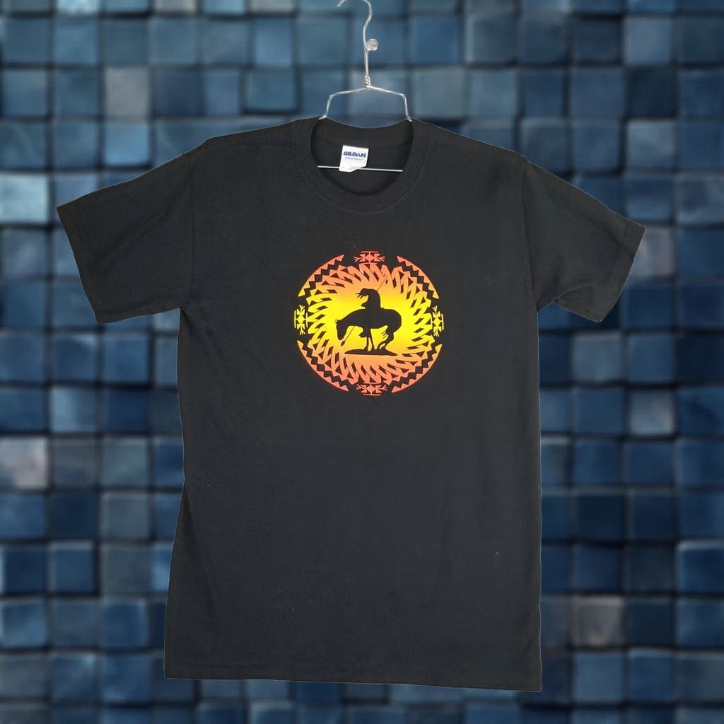 Gildan VINTAGE END OF THE TRAIL T Shirt Men S Black Gildan Y2K Tee Size US S / EU 44-46 / 1 - 1 Thumbnail