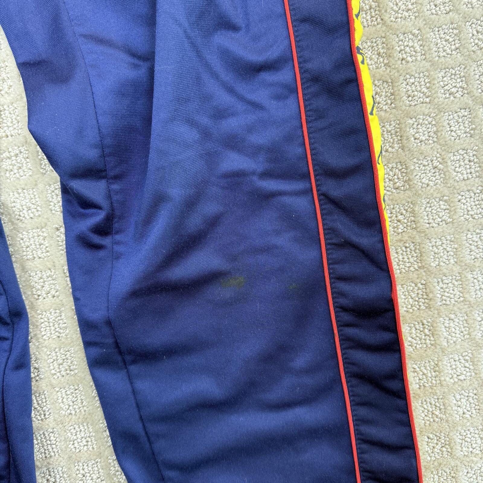 Kappa vintage kappa track pants navy yellow tape y2k m Size US 32 / EU 48 - 2 Thumbnail