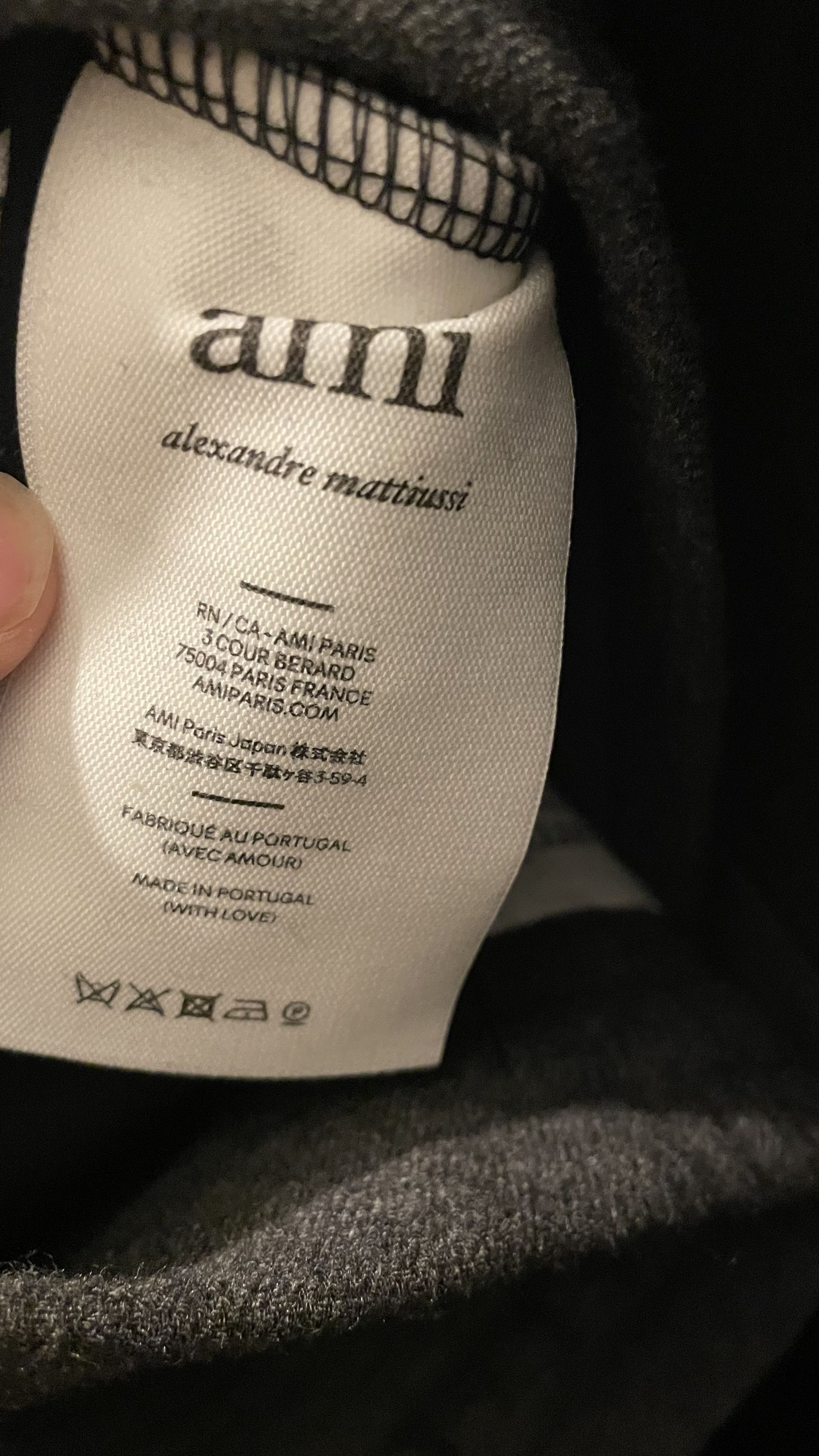 AMI AMI Paris wide leg sweatpants pants joggers grey M US 32 Size US 32 / EU 48 - 6 Thumbnail