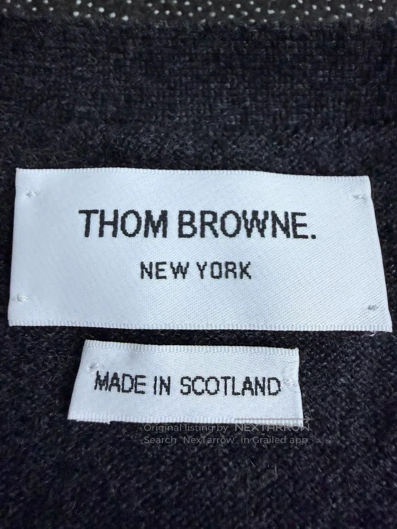 Thom Browne Thom Browne Cashmere Cardigan Size US XXS / EU 40 - 4 Thumbnail