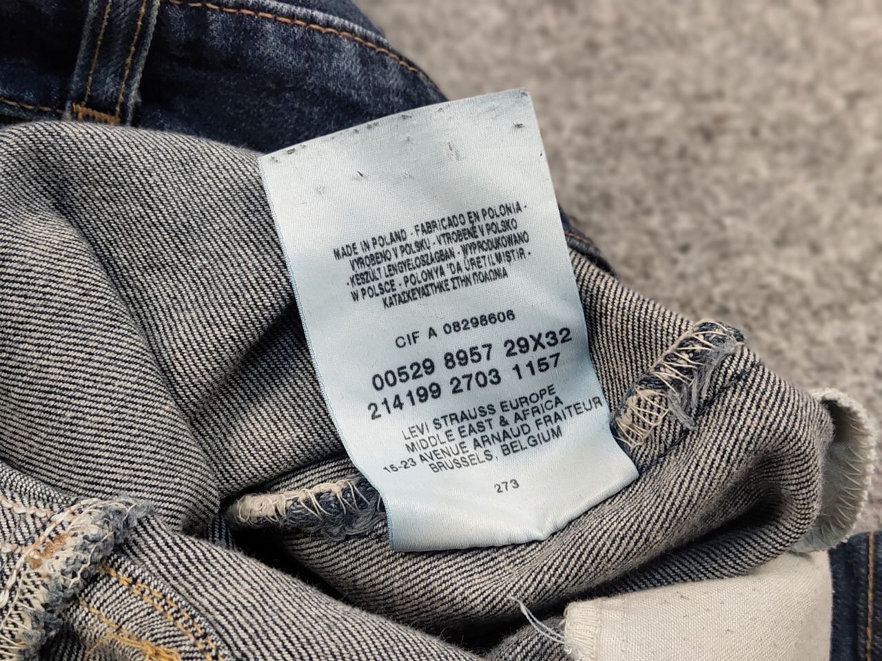 Levi's Vintage 90's levis 529 Distressed Denim flared bootcut Jeans Size 29" - 19 Thumbnail