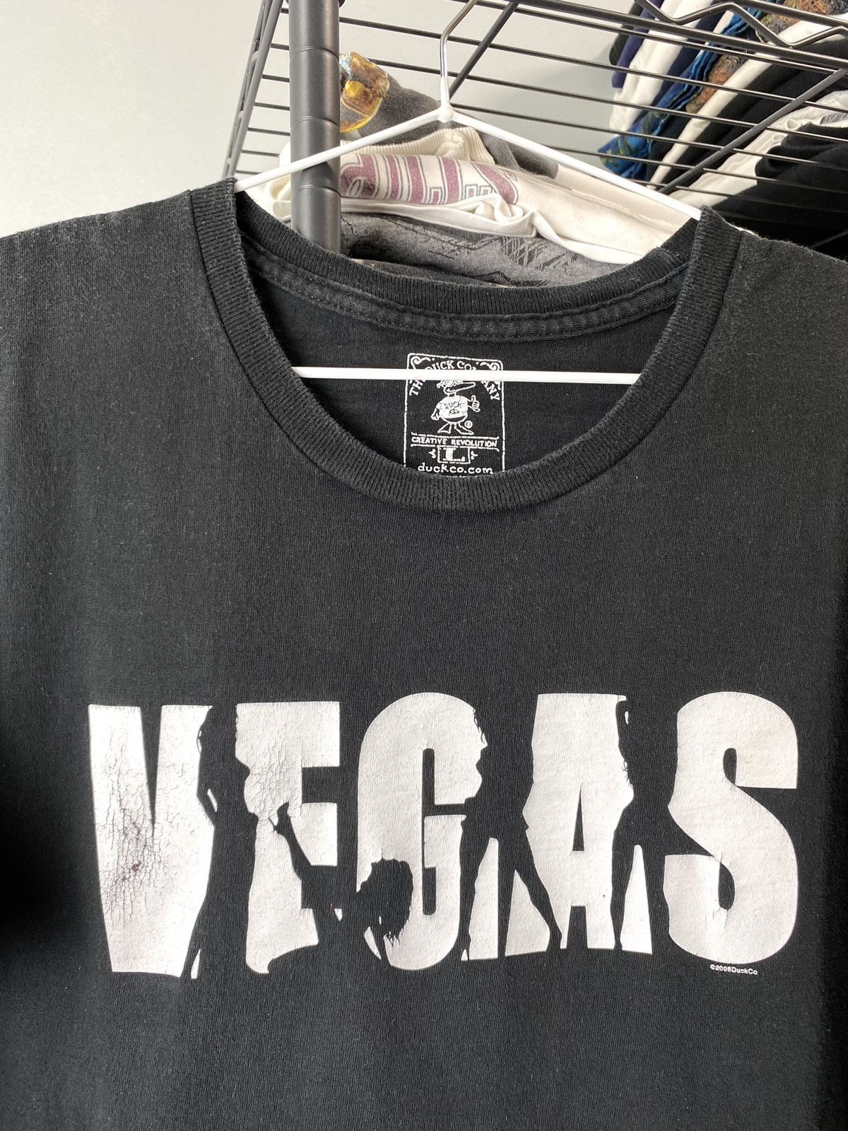 Japanese Brand 2000’s Vintage Sexy Girl Las Vegas T Shirt Poker GTA Size US L / EU 52-54 / 3 - 2 Thumbnail