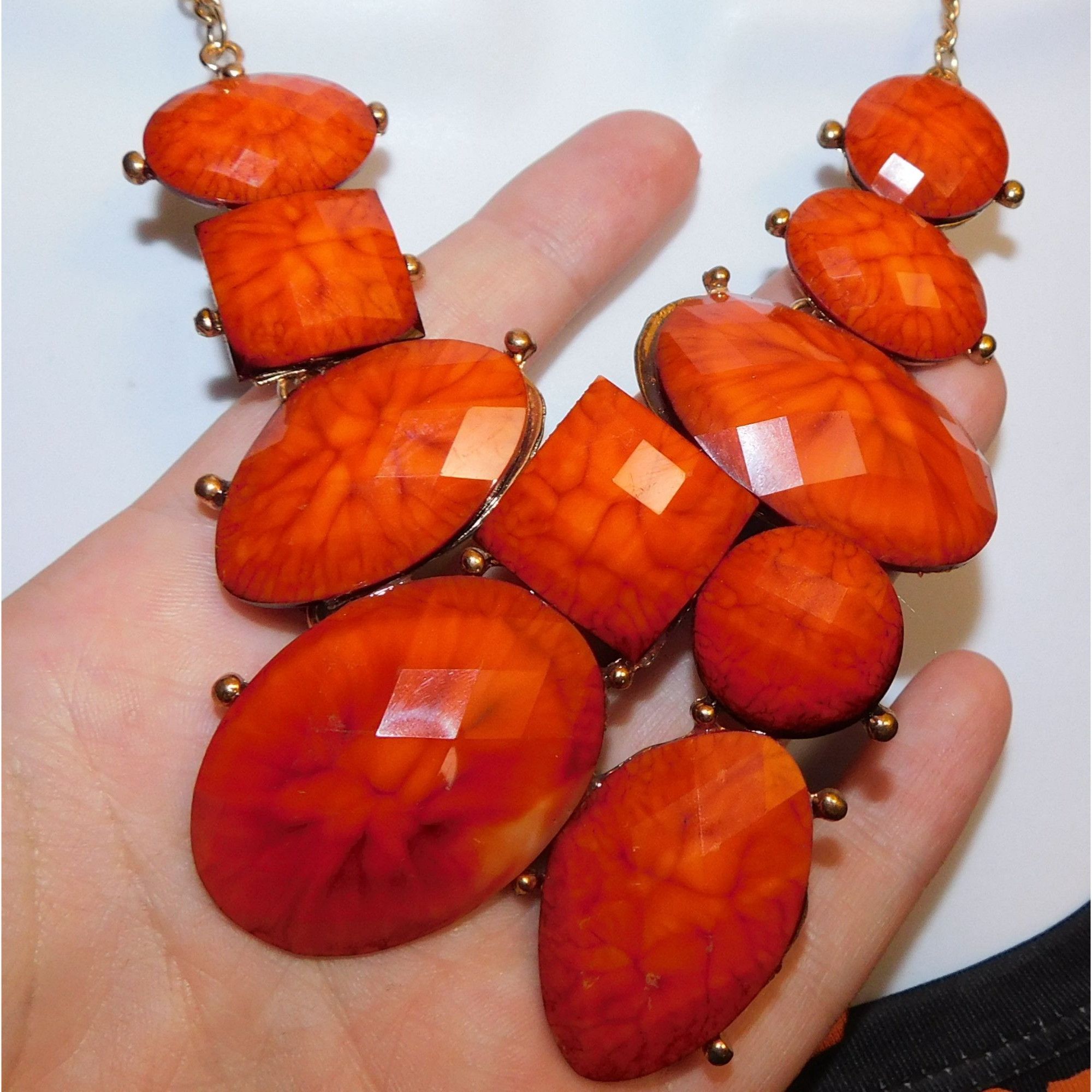 Other Acrylic Lava Statement Necklace Size ONE SIZE - 2 Thumbnail