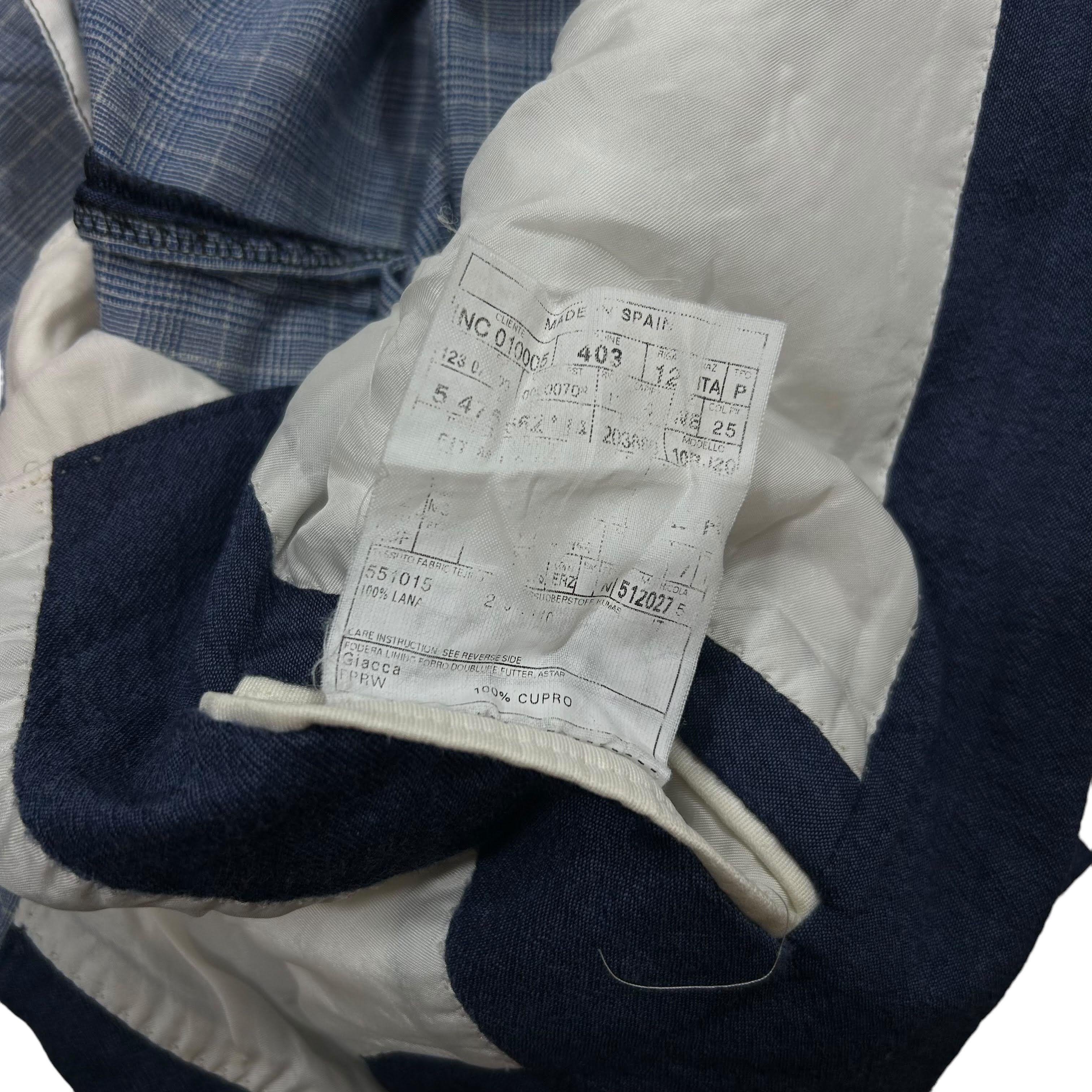 Ermenegildo Zegna Ermenegildo Zegna Navy Blue Pure Wool Resort Blazer Slim 40R Size 40R - 8 Thumbnail