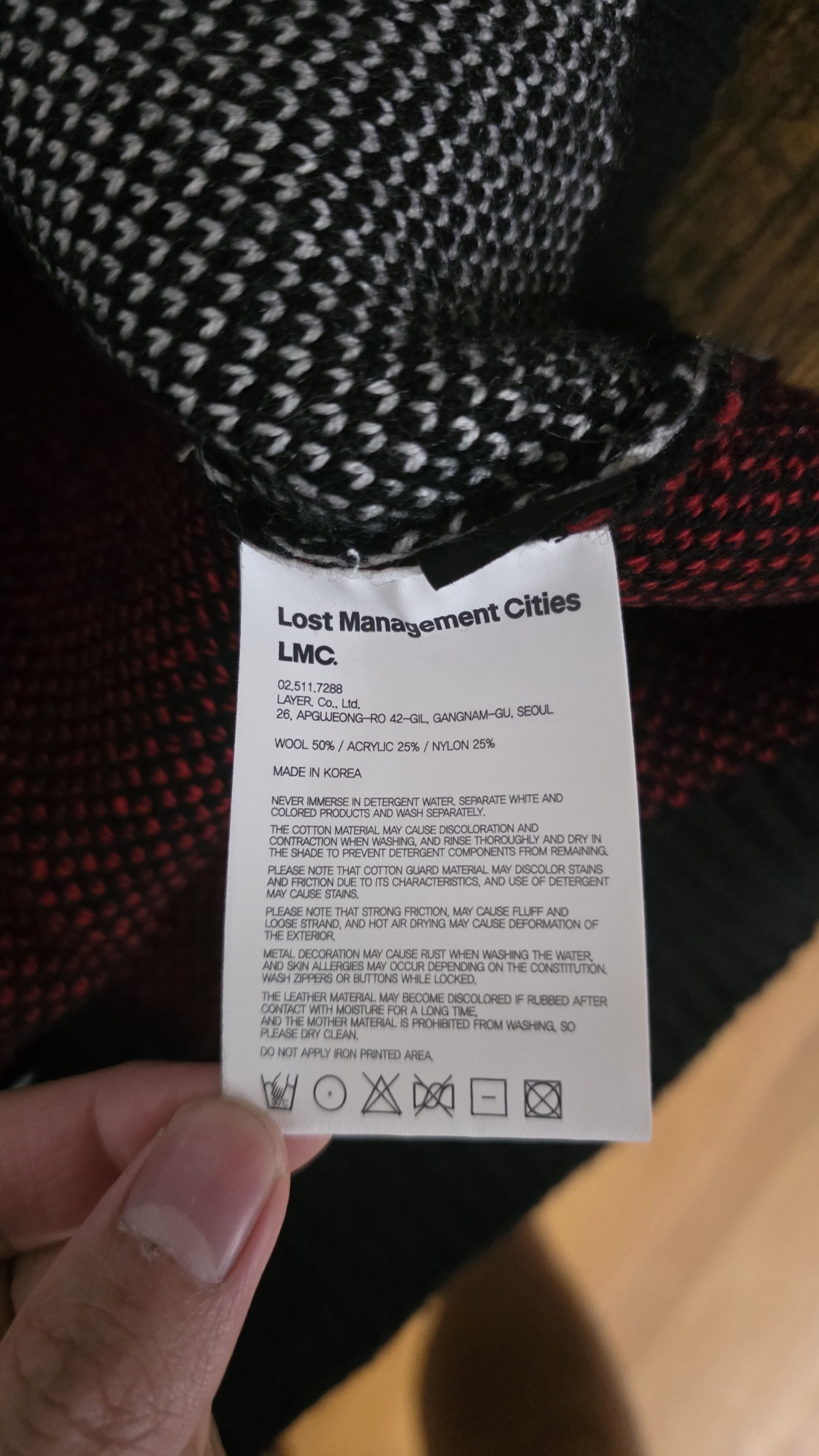Other LMC x SCARFACE JACQUARD CARDIGAN black Size US L / EU 52-54 / 3 - 5 Thumbnail