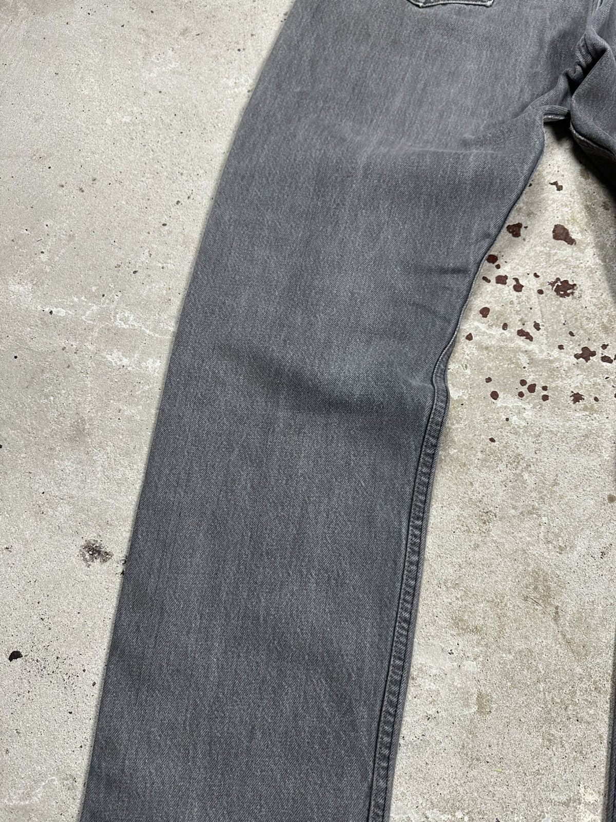 Levi's Vintage 1995 Levi’s 501 Gray Denim Pants Jeans made in USA Size US 33 - 14 Thumbnail