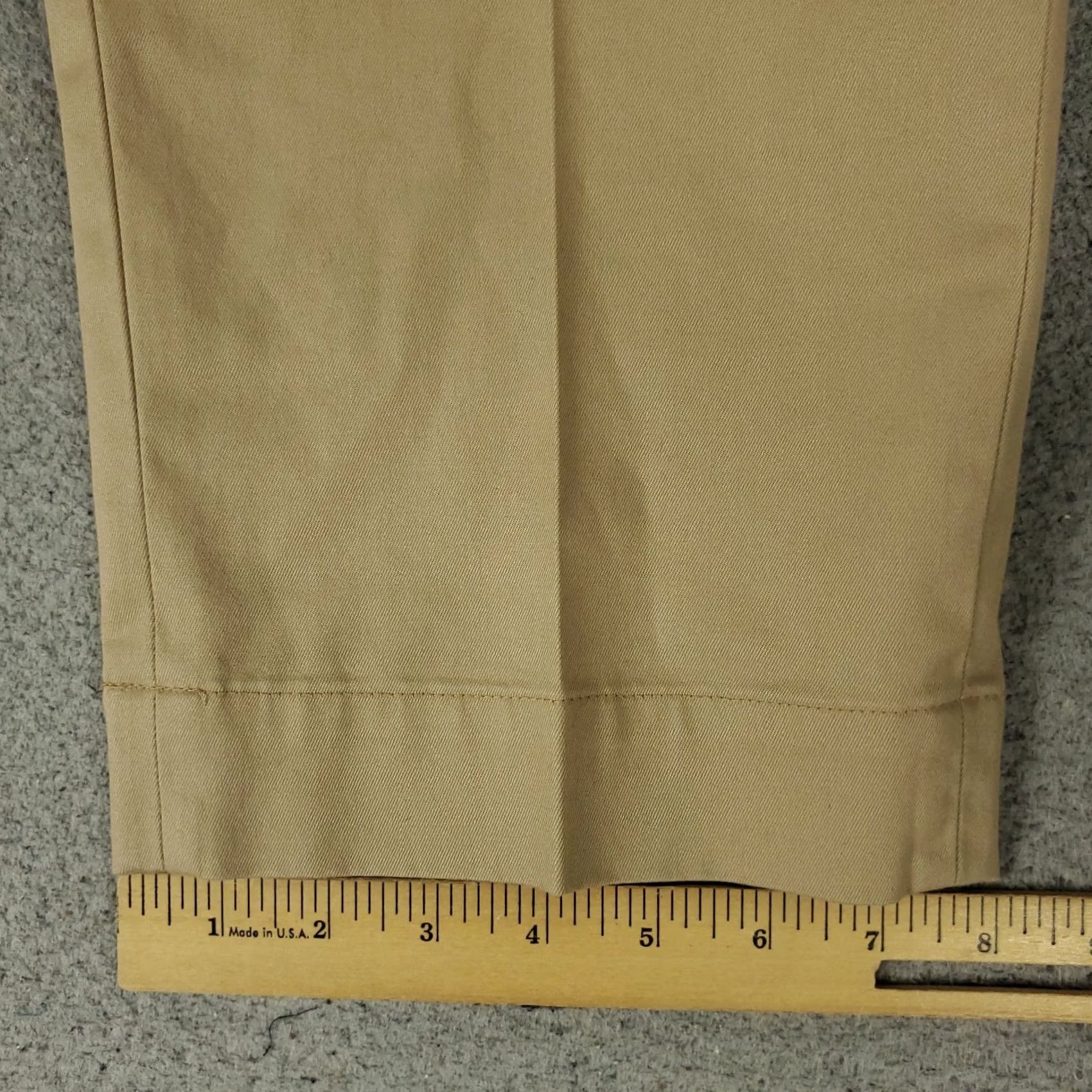 Brooks Brothers Brooks Brothers Pants Mens 42x30 Beige Regular Flat Front Chino Trousers Size US 42 / EU 58 - 6 Thumbnail