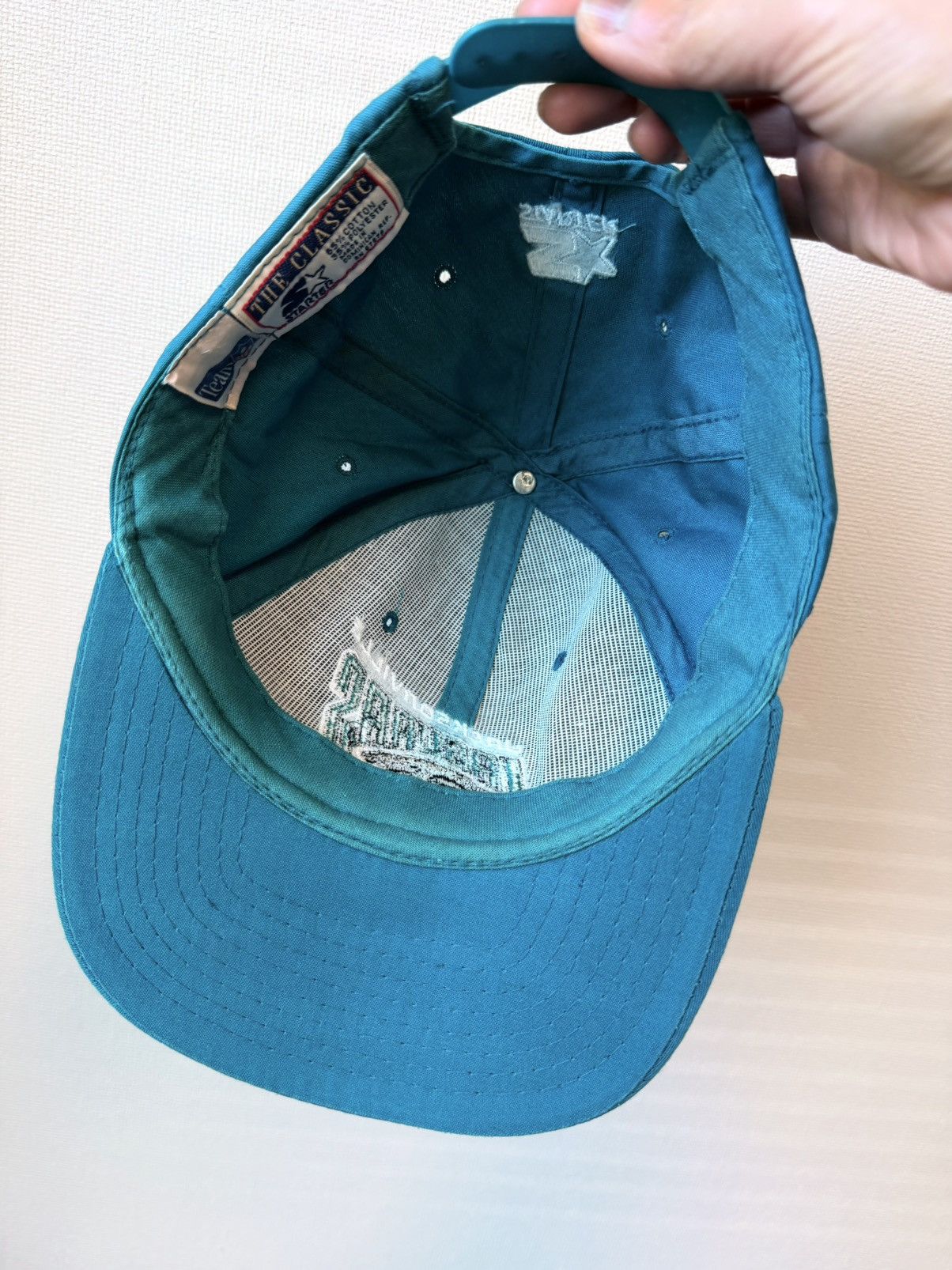 Starter Vtg Starter Jacksonville Jaguars Hat NFL “Banned Logo” 90s Size ONE SIZE - 7 Thumbnail