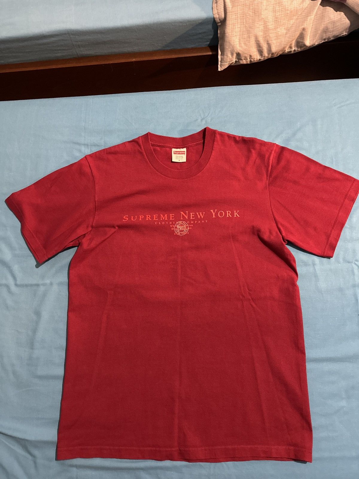 Supreme Supreme new york tee Size US S / EU 44-46 / 1 - 1 Thumbnail