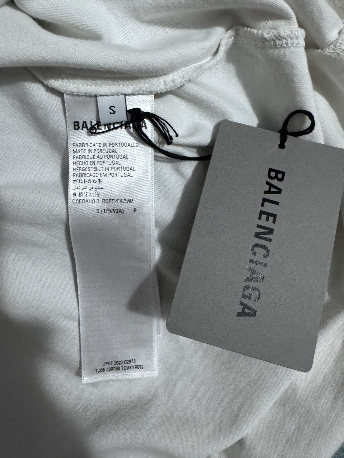 Balenciaga Balenciaga DIY College Tee BLUELLE🌊 Size US S / EU 44-46 / 1 - 4 Thumbnail